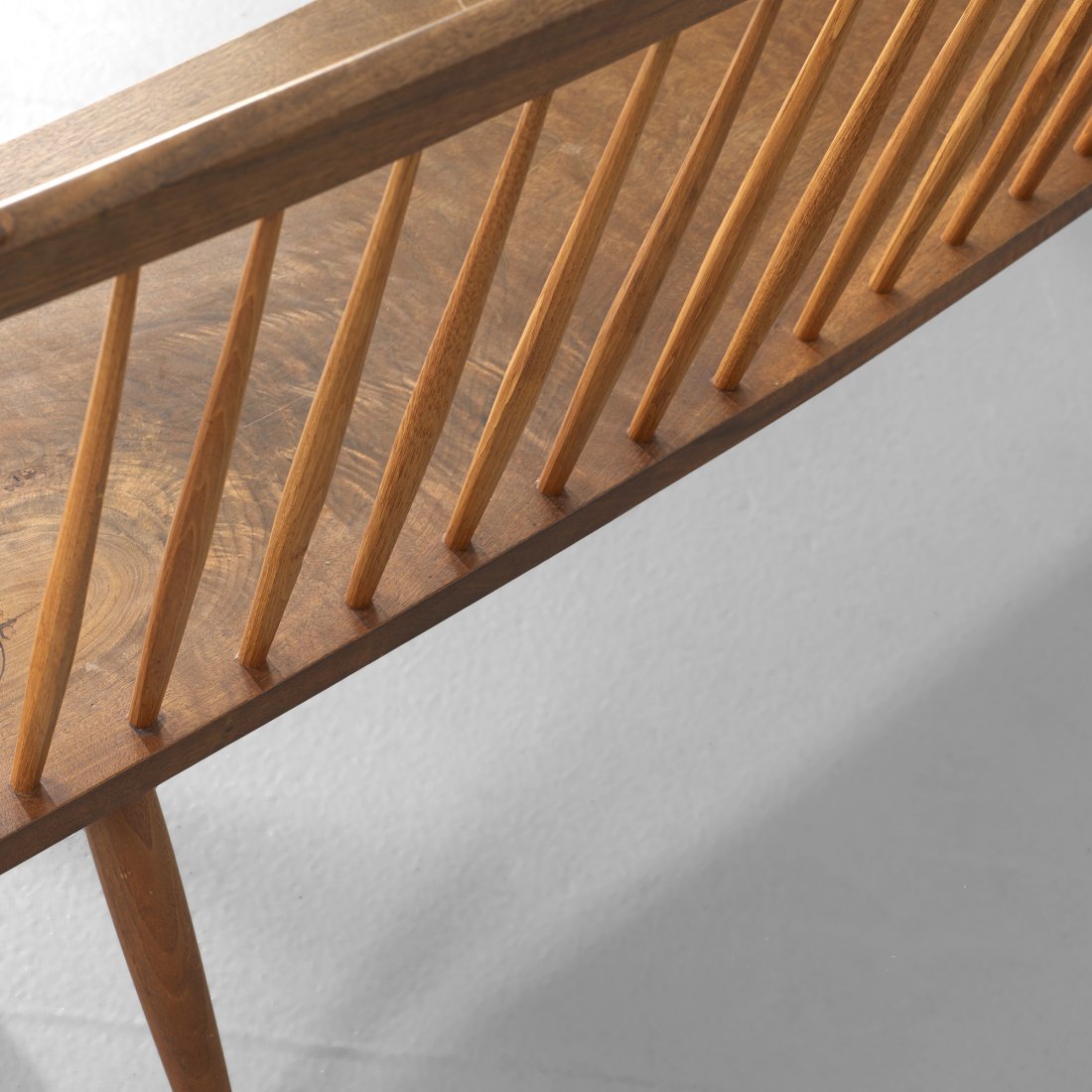 George Nakashima bench with back - 2