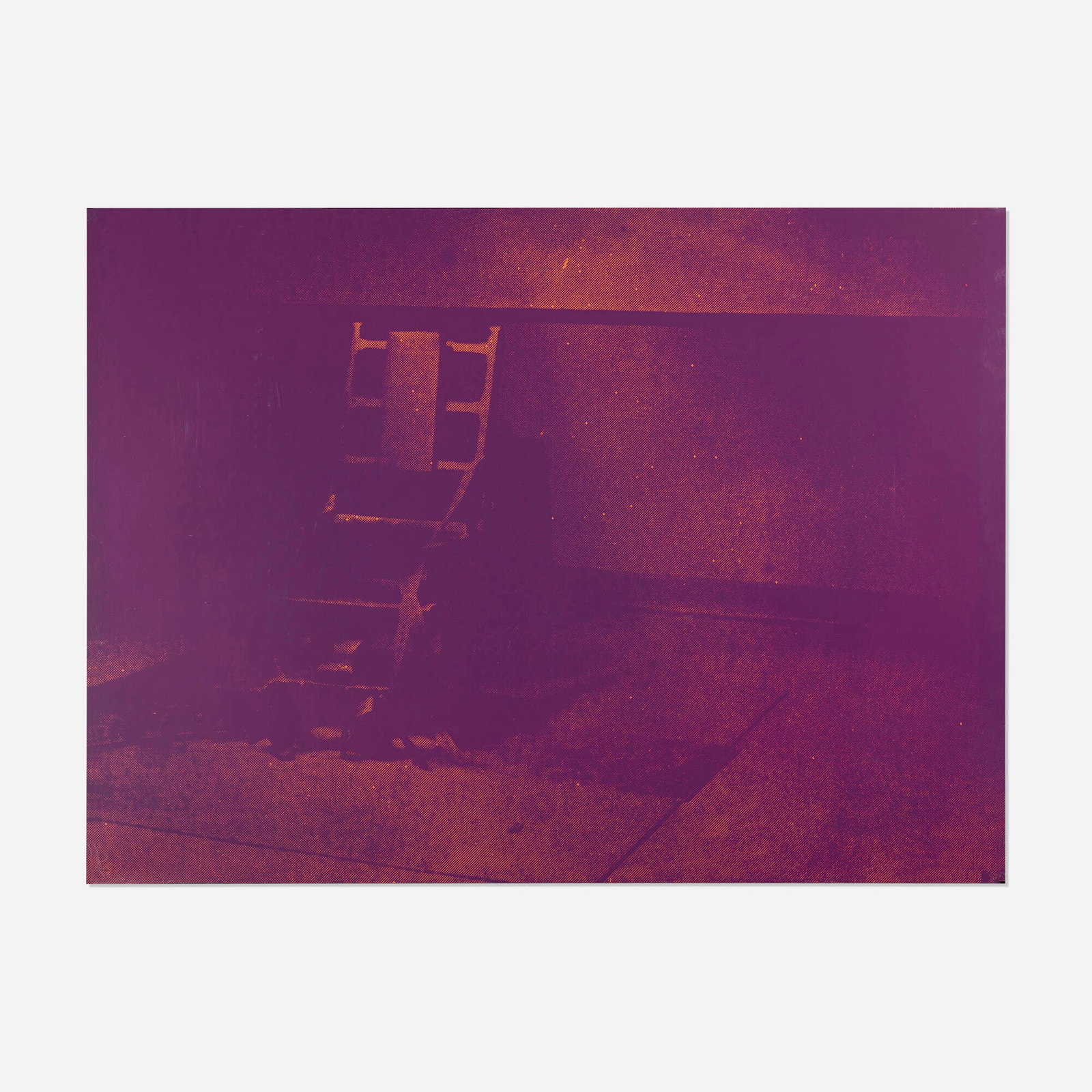 Andy Warhol, Electric Chair: Andy Warhol Electric Chair 1971screenprint in colors 35.25 h x 47.75 w in (90 x 121 cm) Signed and dated to verso 'Andy Warhol 71'. Stamped number to verso 'A.p. VII/L' with publisher's ink st