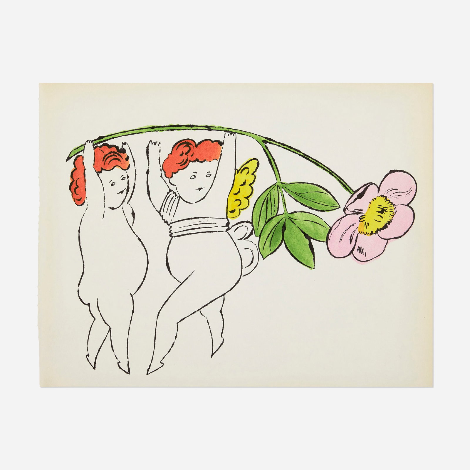 Andy Warhol, Untitled (Plate IV from the In The Bottom of My Garden portfolio) (1 of 3)