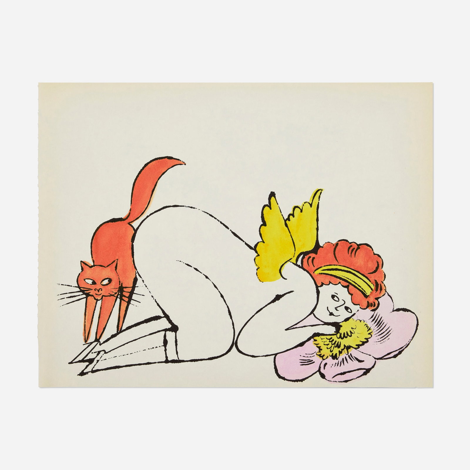 Andy Warhol, Untitled (Plate III from the In The Bottom of My Garden portfolio) (1 of 3)