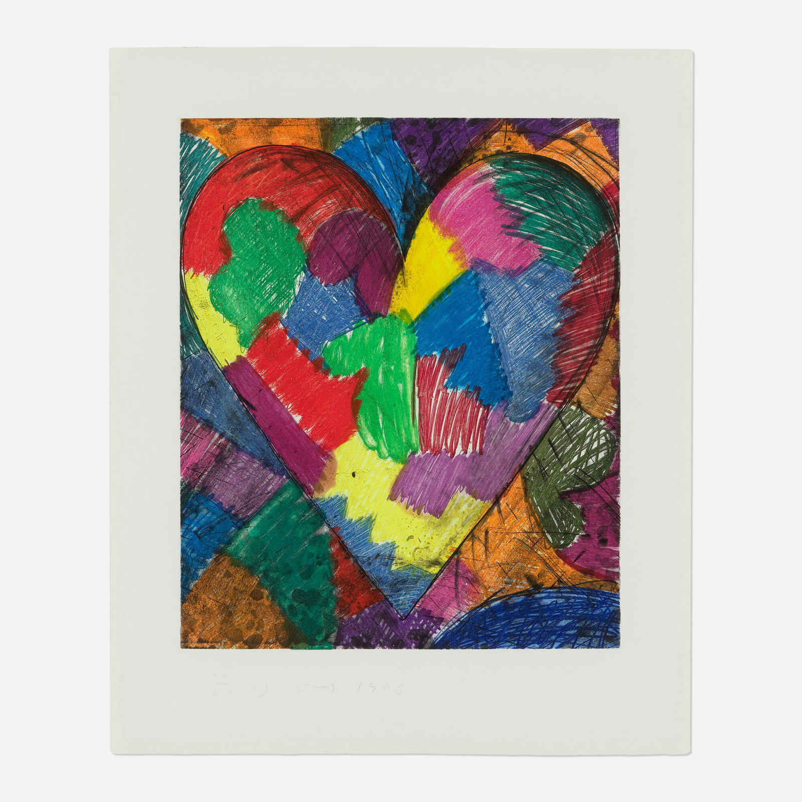 Jim Dine, A Beautiful Heart (1 of 4)
