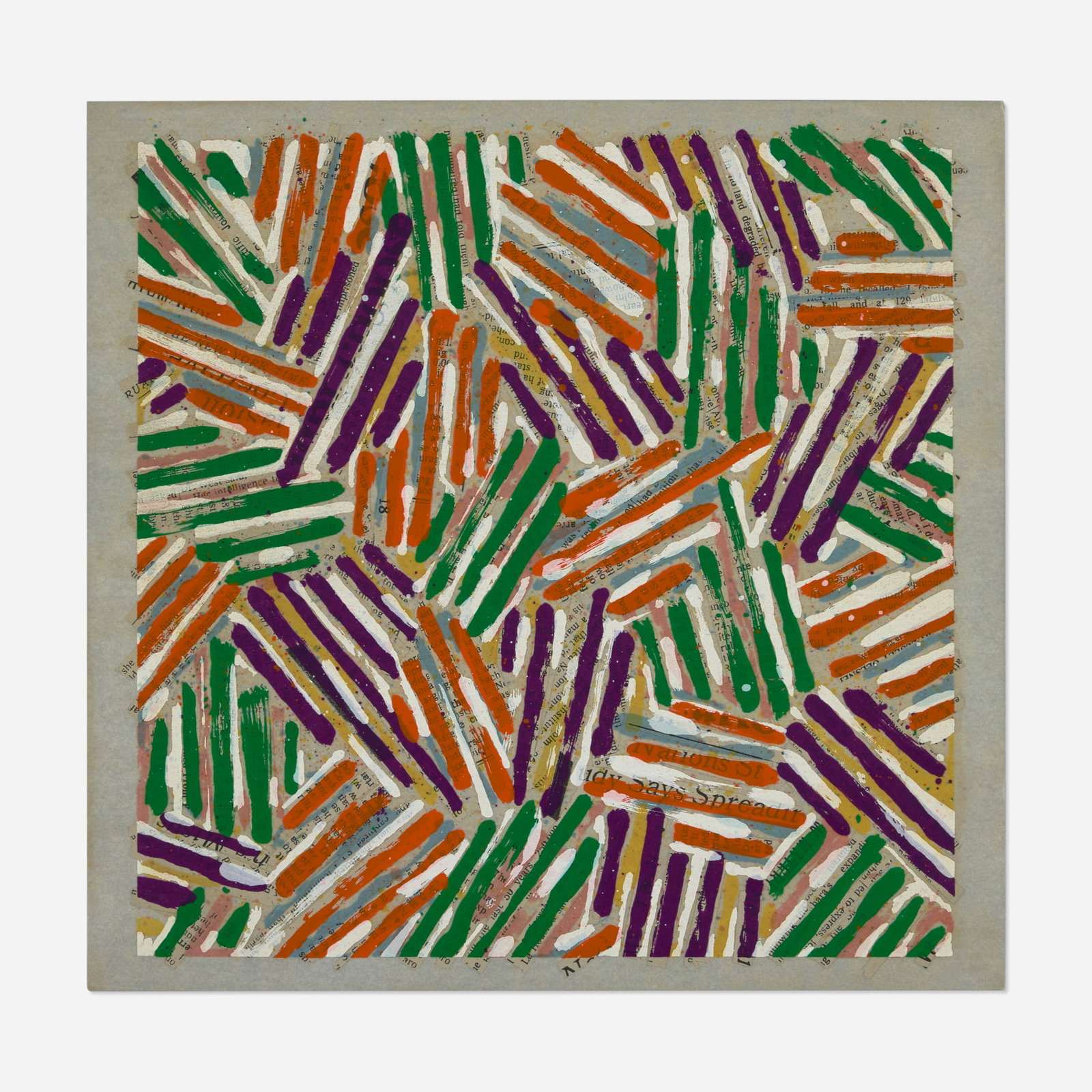 Jasper Johns, Cross Hatch (1 of 3)