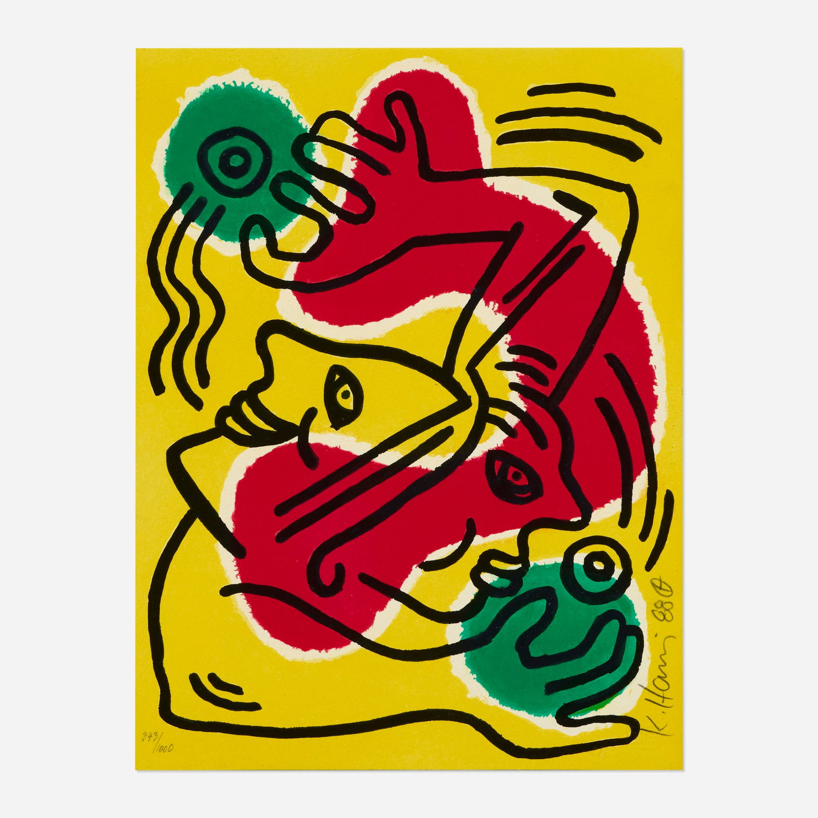 Keith Haring, International Volunteer Day (1 of 3)