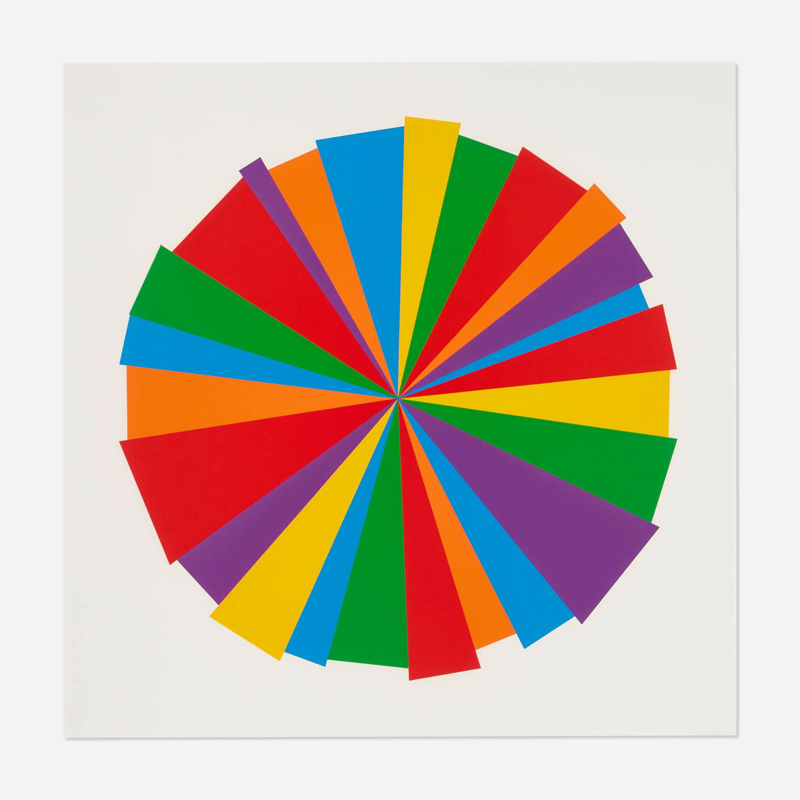 Sol LeWitt, Uneven Circle (from the Doctors of the World portfolio) (1 of 4)