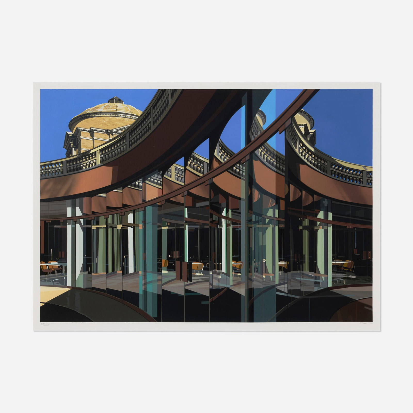 Richard Estes, Cafeteria Vatican (from the Urban Landscapes III portfolio) (1 of 4)