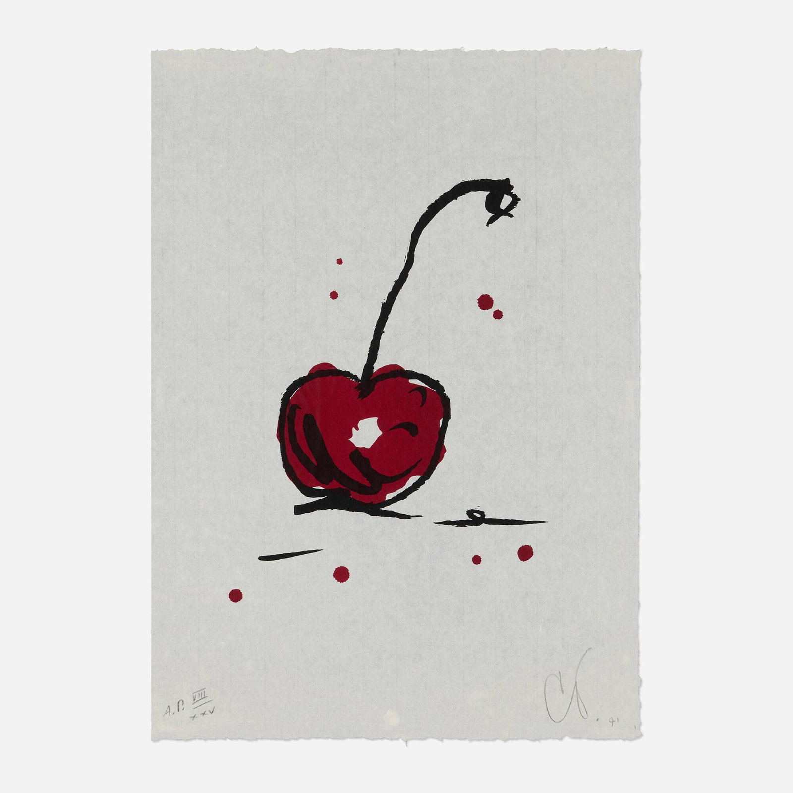 Claes Oldenburg, Cherry (1 of 3)