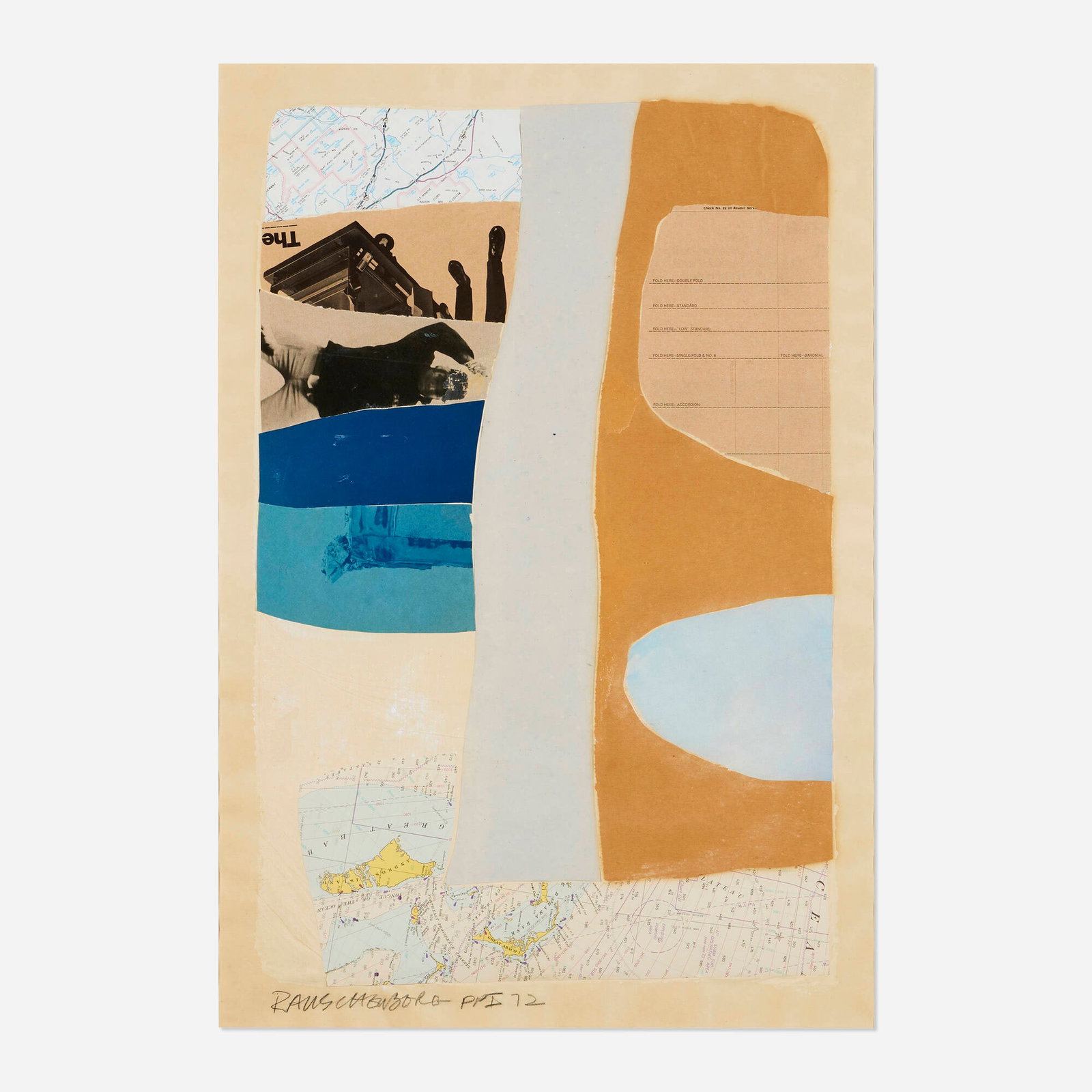 Robert Rauschenberg, Composition (from Tares series) (1 of 4)