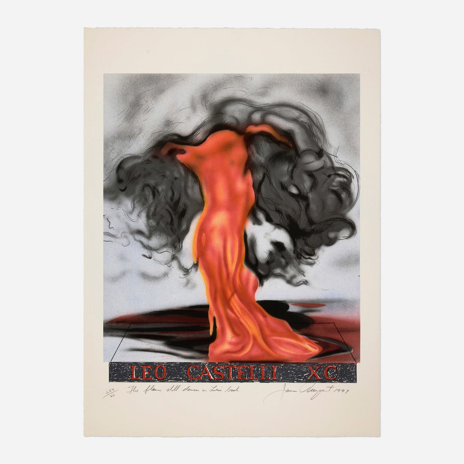 James Rosenquist, The Flame Still Dances on Leo's Book (1 of 3)