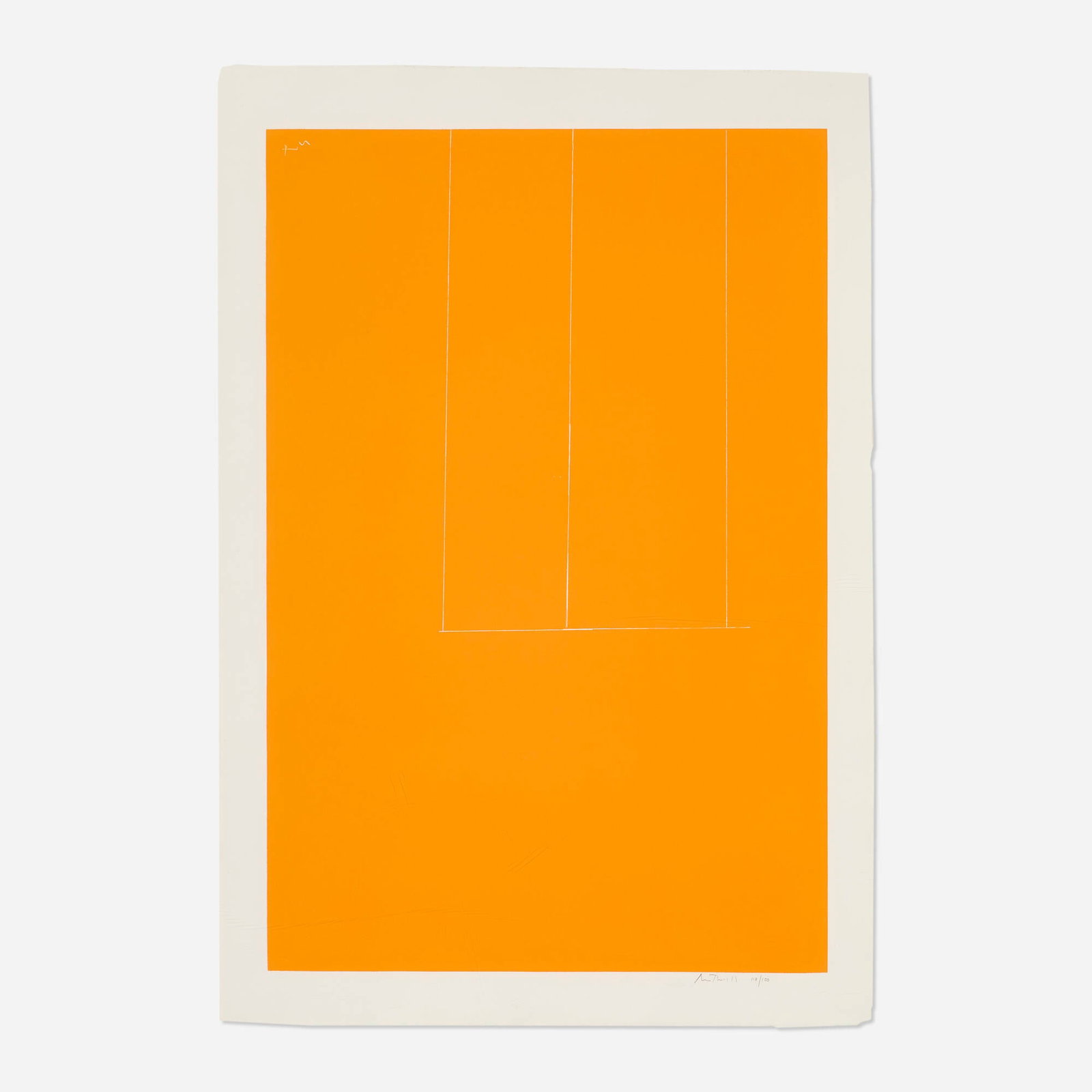 Robert Motherwell, London Series I: Untitled (Orange) (1 of 4)