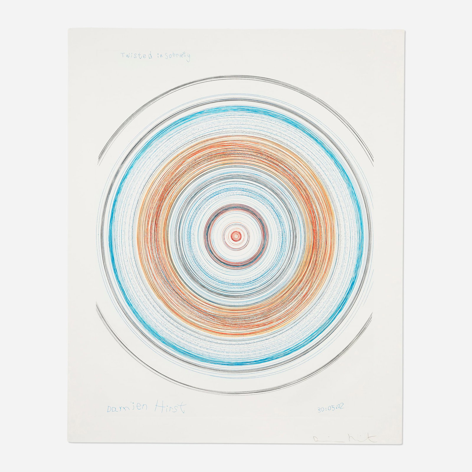 Damien Hirst, Twisted in Sobriety (from the In a Spin, the Action of the World on Things portfolio) (1 of 4)