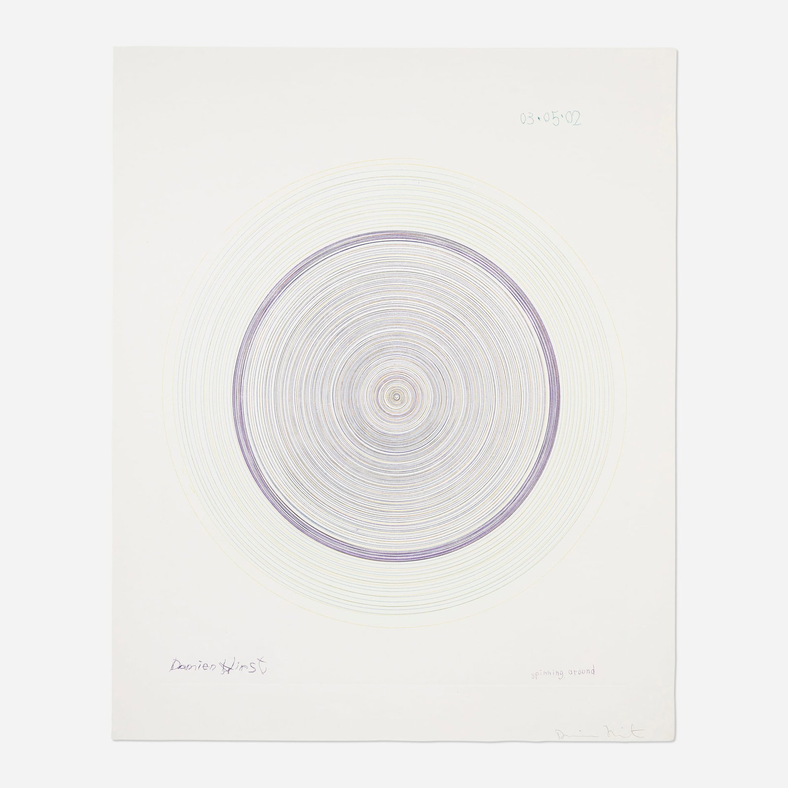 Damien Hirst, Twisted in Sobriety (from the In a Spin, the Action of the World on Things portfolio) (1 of 4)