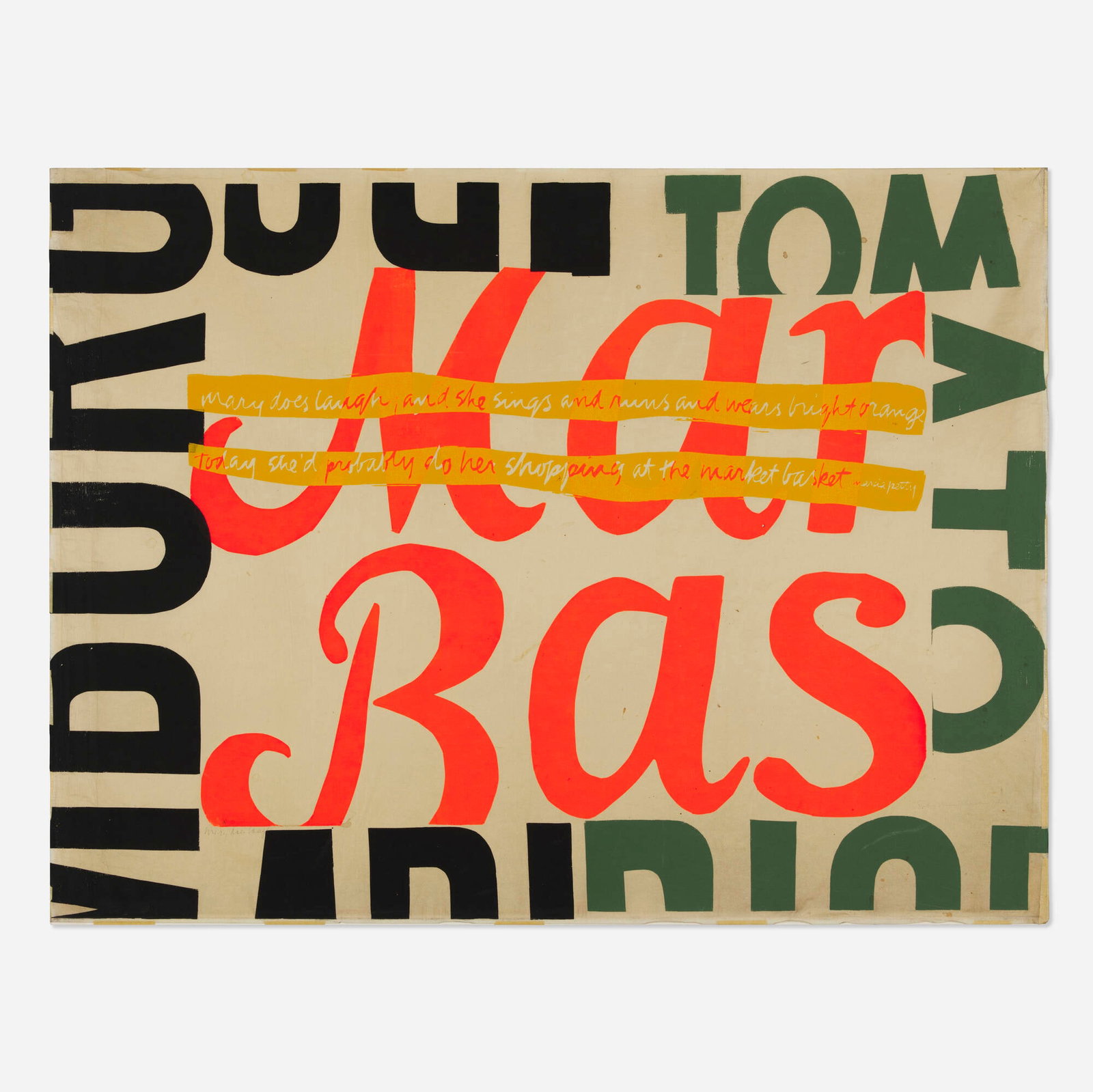 Corita Kent (Sister Mary Corita), mary does laugh (1 of 3)