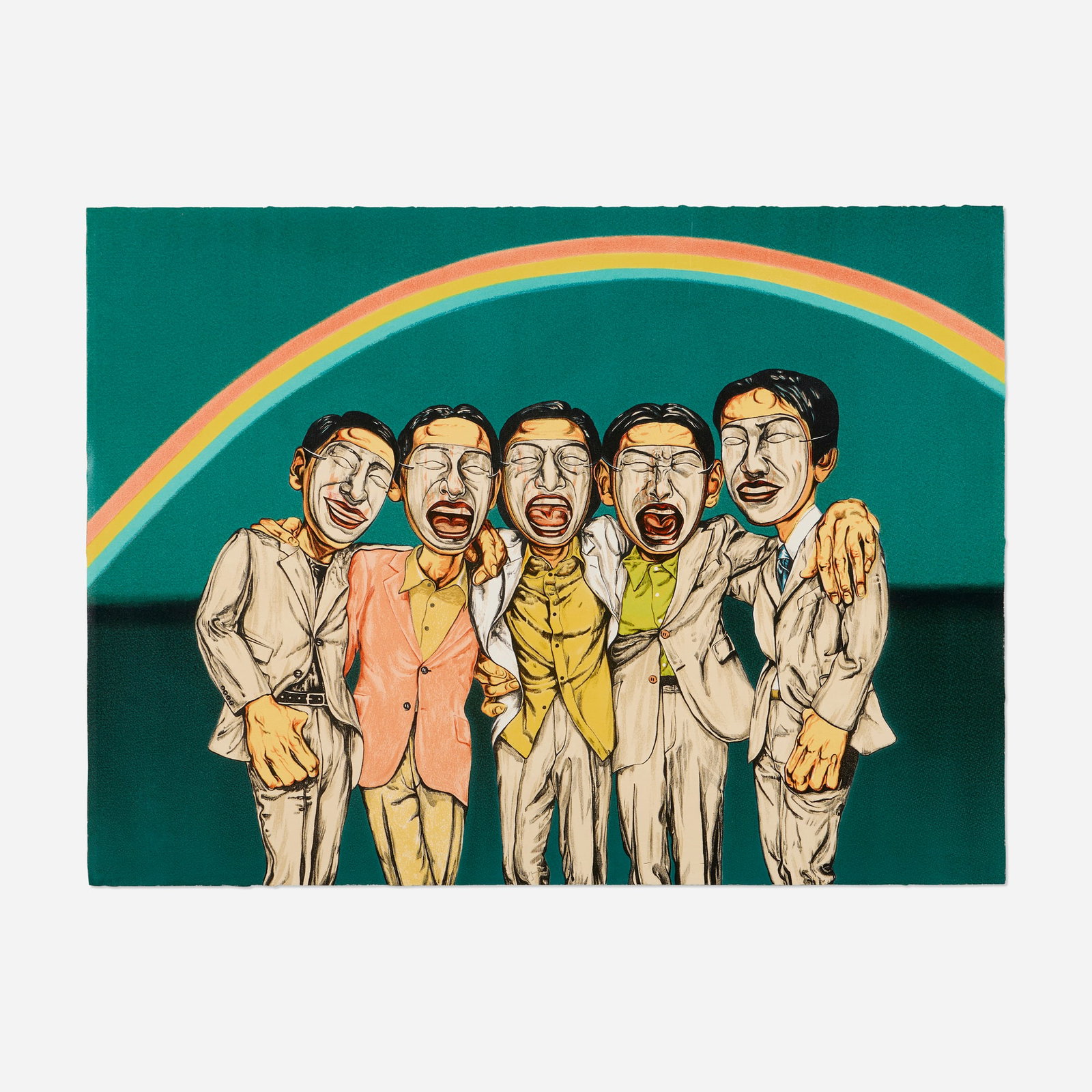 Zeng Fanzhi, Mask Series: Mask No. 2 (1 of 4)