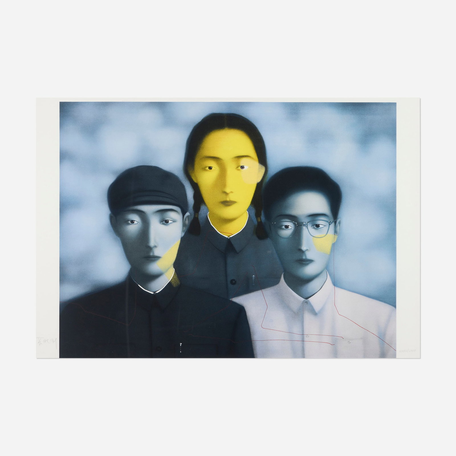 Zhang Xiaogang, Bloodline: Big Family No. 8 (1 of 4)
