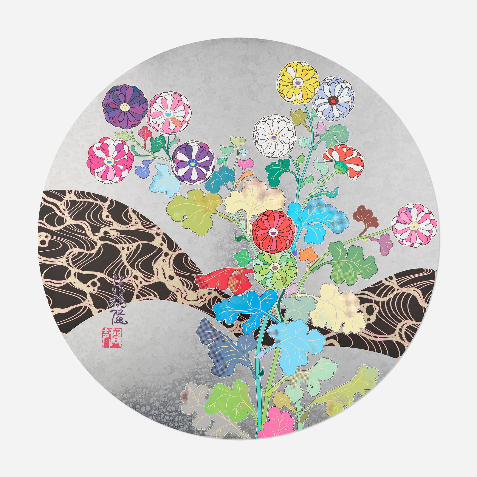 Takashi Murakami, Korin: The Land Beyond Death, Bathed in Light (1 of 3)