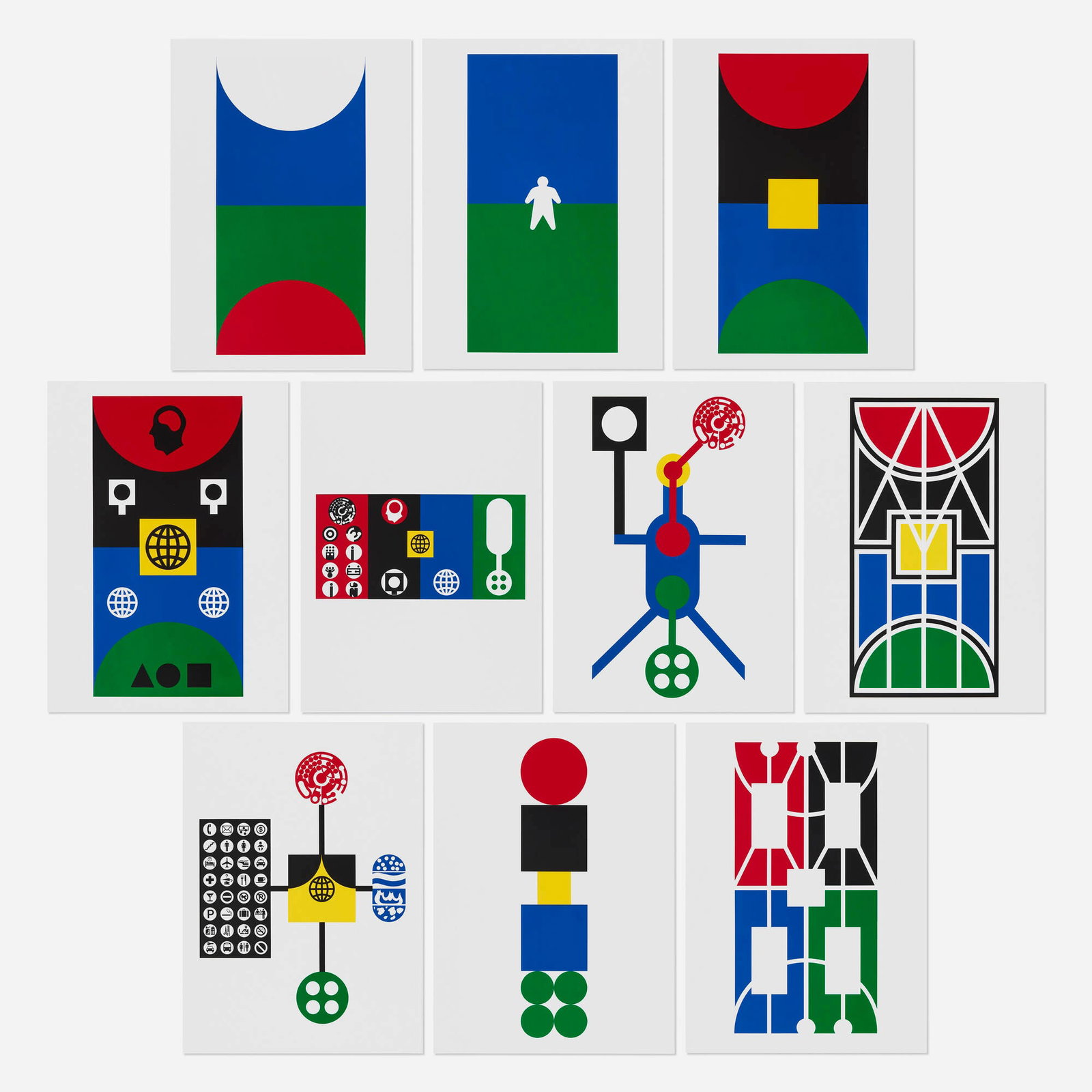 Matt Mullican, Untitled (Portfolio 1) (1 of 8)