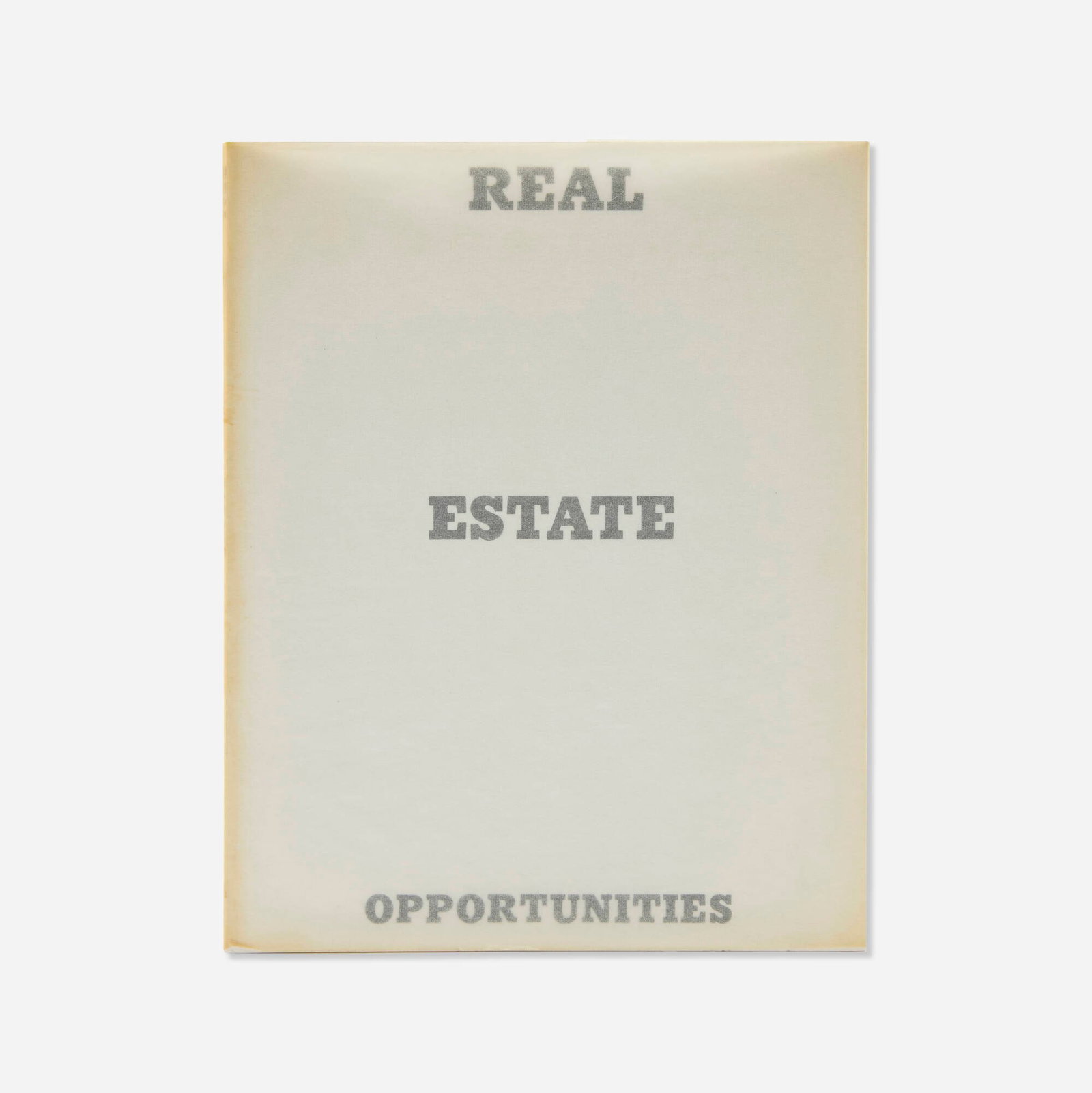 Ed Ruscha, Real Estate Opportunities (1 of 2)