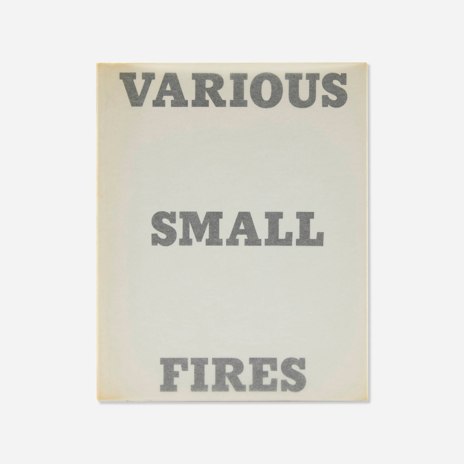 Ed Ruscha, Various Small Fires and Milk (1 of 2)