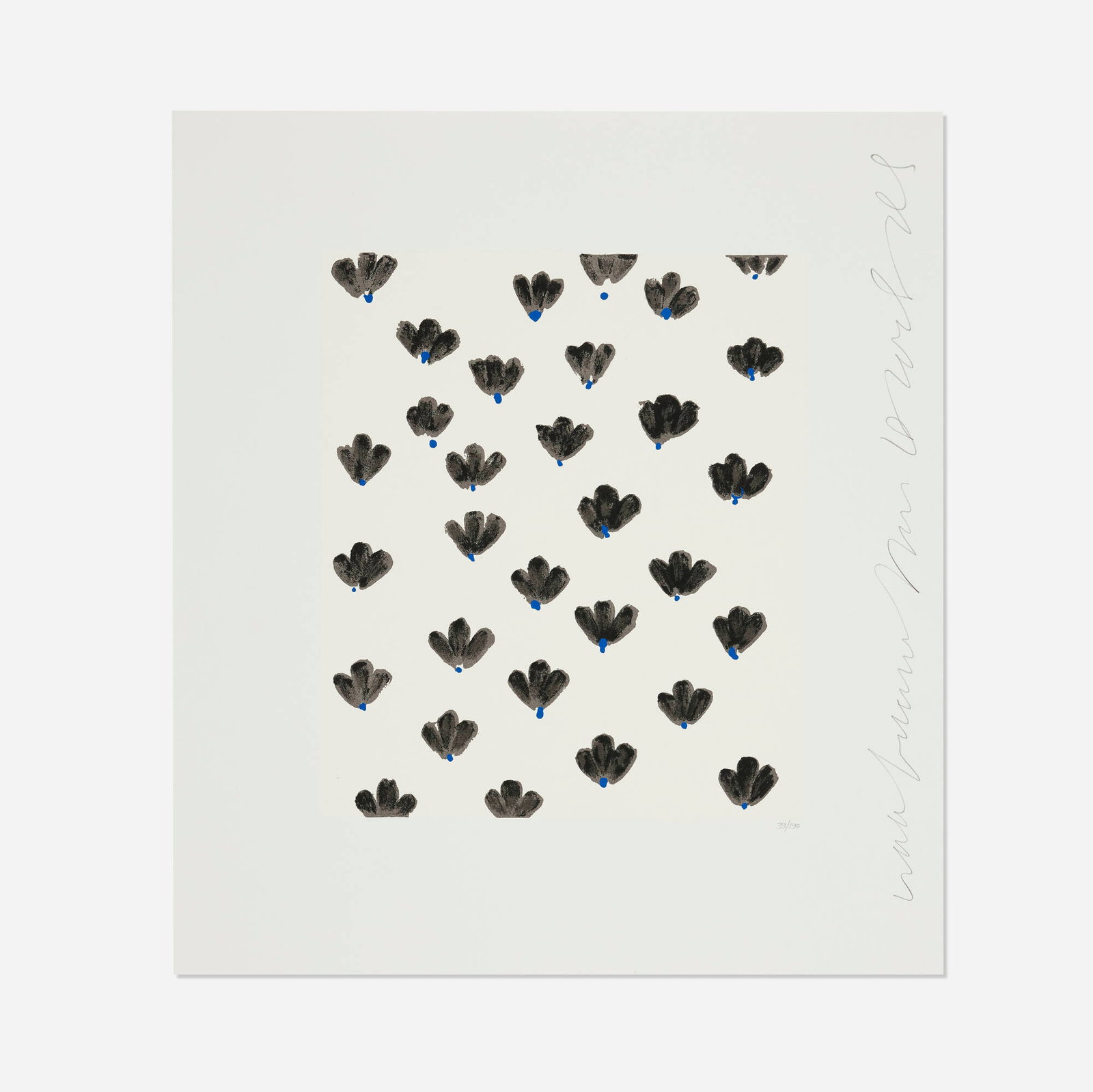 Donald Sultan, Wallflower 25 (from the Wallflowers portfolio) (1 of 3)