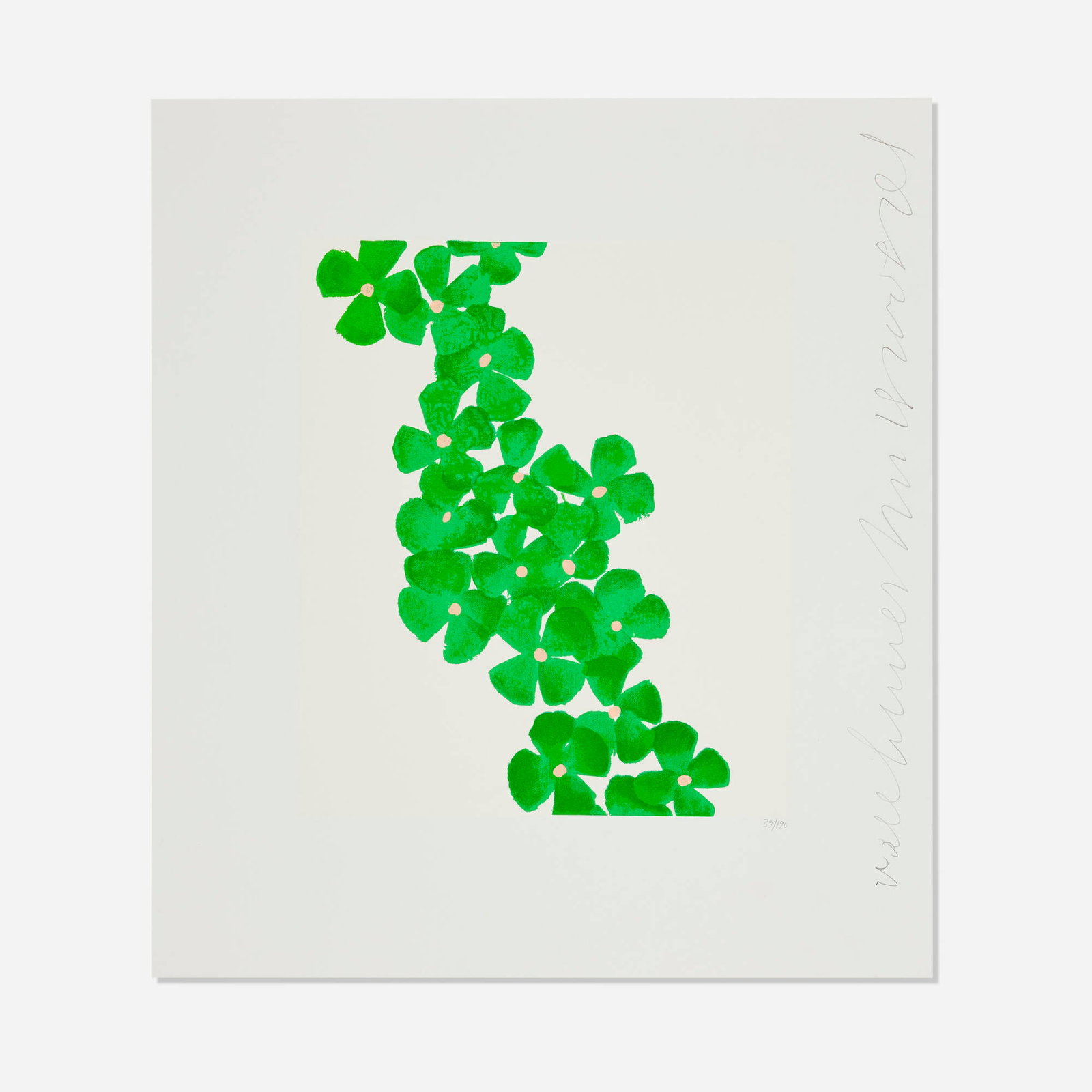 Donald Sultan, Wallflower 6 (from the Wallflowers portfolio) (1 of 3)