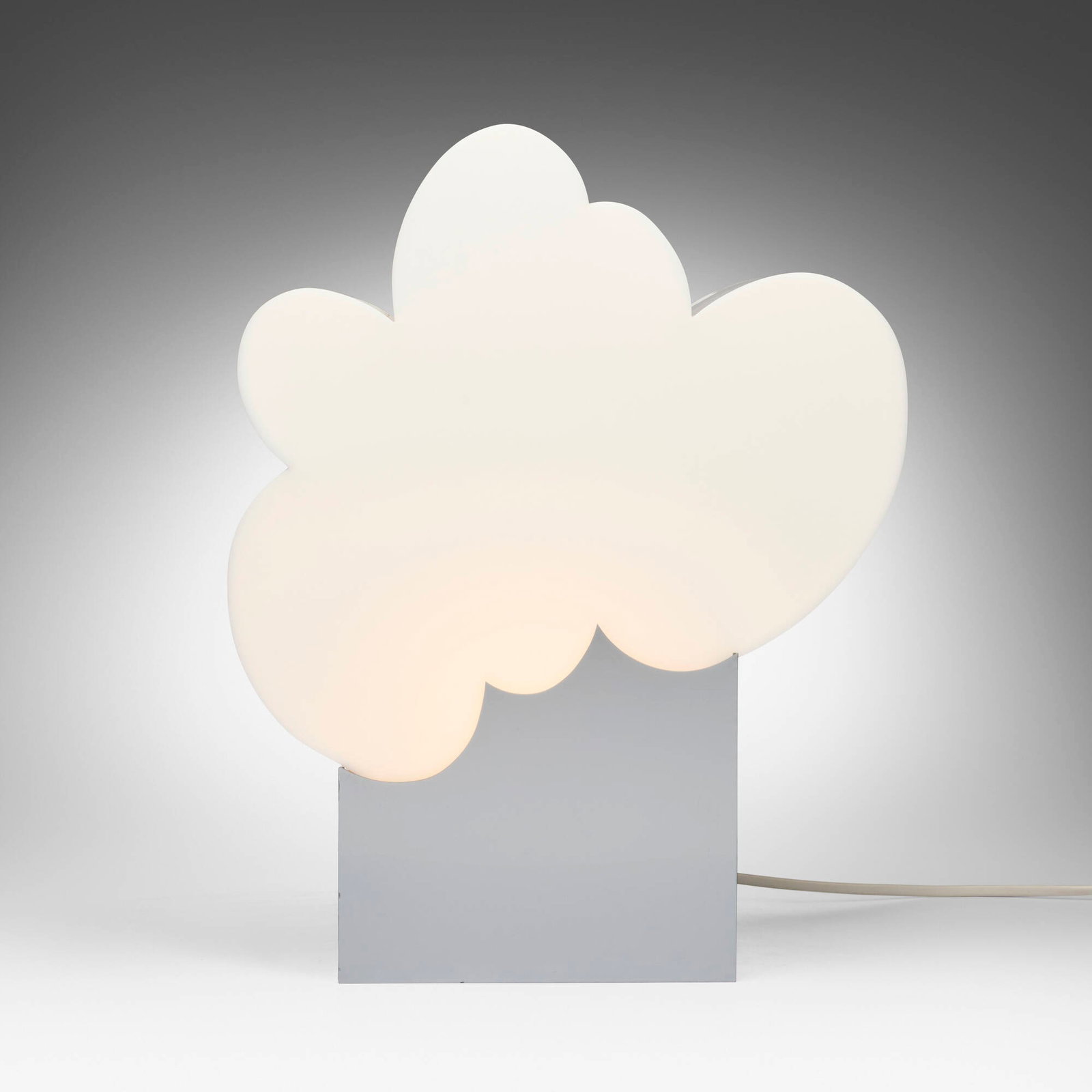 Guy de Rougemont, Nuage table lamp: Guy de Rougemont Nuage table lamp France, 1971 acrylic 20 h x 15.5 w x 9 d in (51 x 39 x 23 cm) Incised signature and date to underside 'Rougemont 71'. This work is from the edition of 10 produced