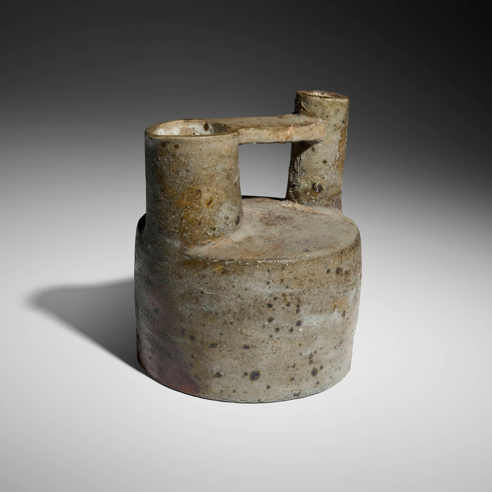 Jacqueline Lerat, Teapot: Jacqueline Lerat Teapot 1969 glazed stoneware 9.5 h x 8 dia in (24 x 20 cm) Provenance: Collection of Jean and Huguette Borot, Paris | Galerie Downtown, Paris | Important Private Texas Collection 