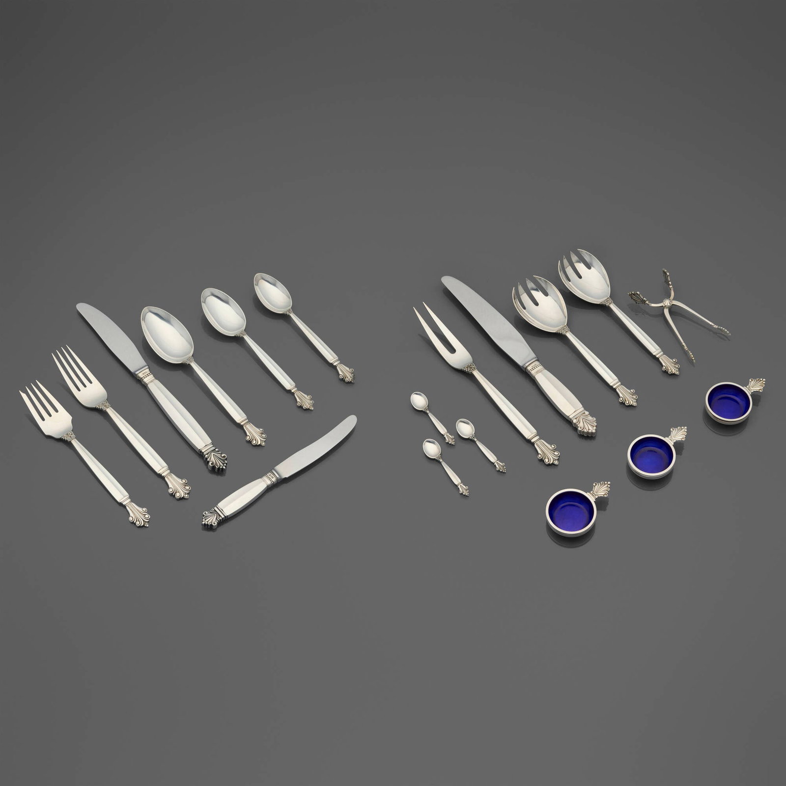 Johan Rohde, Acanthus flatware service, model 180 (1 of 6)