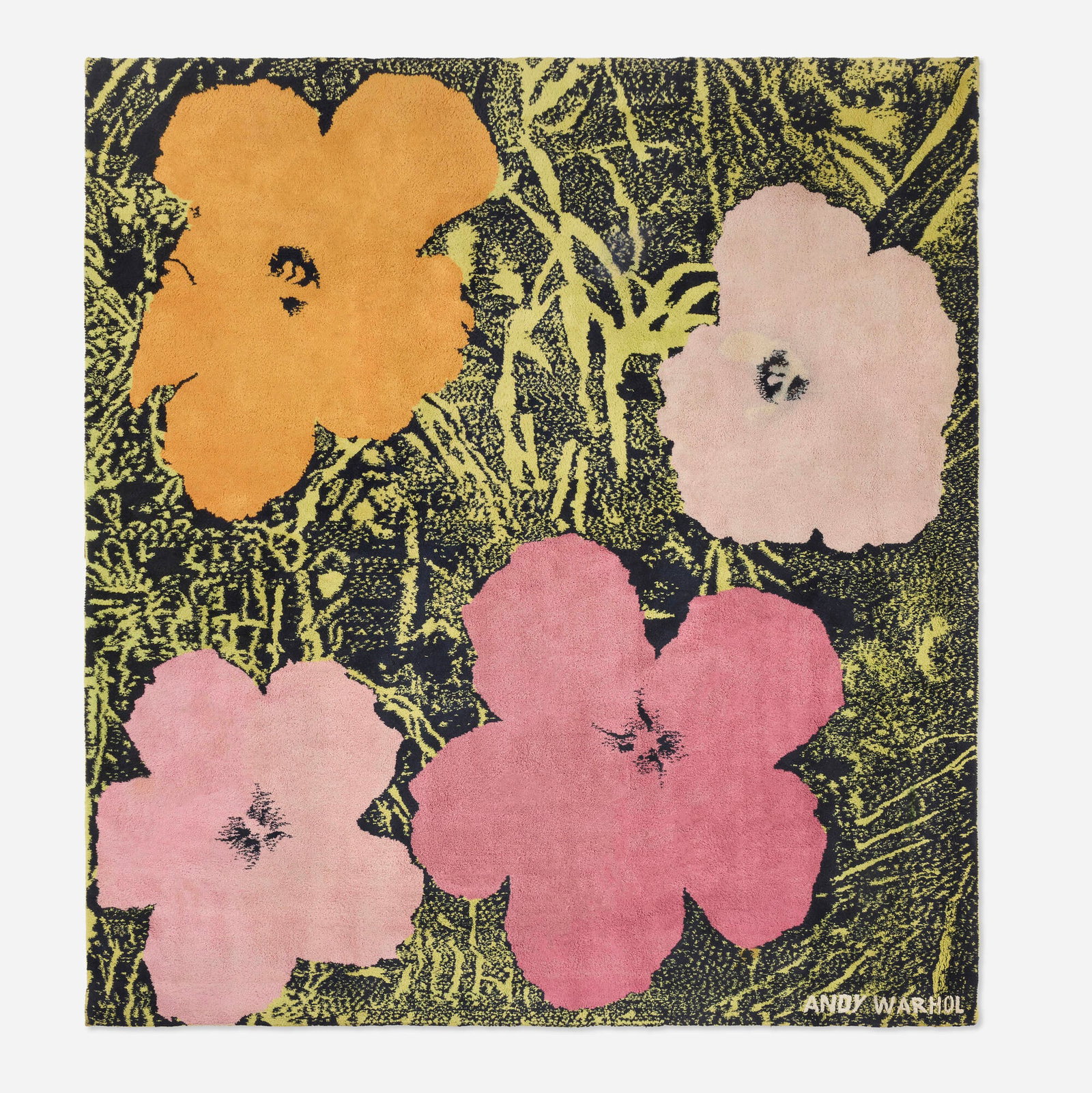 After Andy Warhol, Flowers pile carpet (1 of 1)