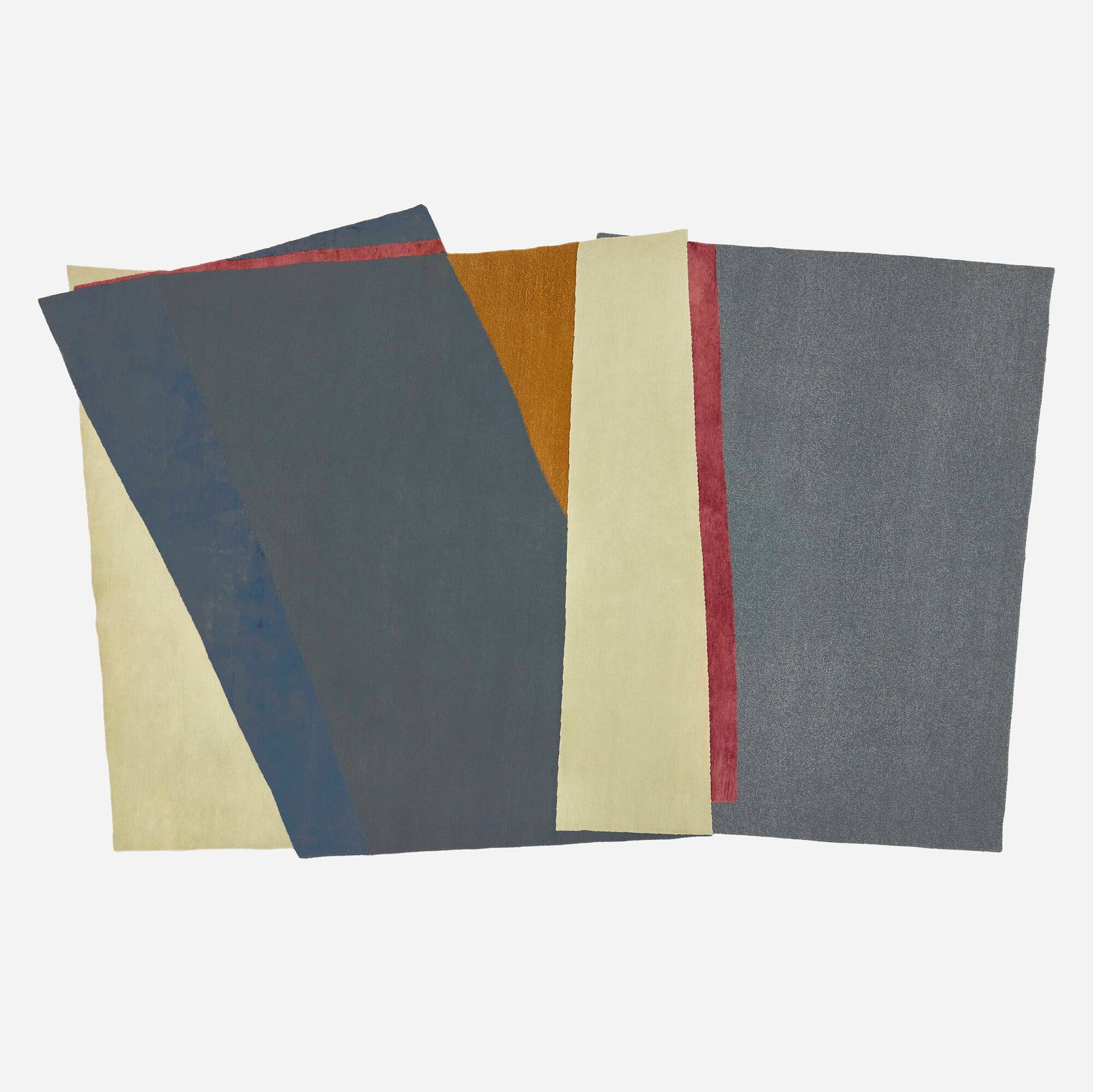 Balmaceda, Custom Reflexion 3 mixed pile carpet: Balmaceda Custom Reflexion 3 mixed pile carpet Mexico, 21st century hand-knotted bamboo silk, natural silk and linen 9'6" x 14'11" in (290 x 455 cm) This work will ship from Los Angeles,