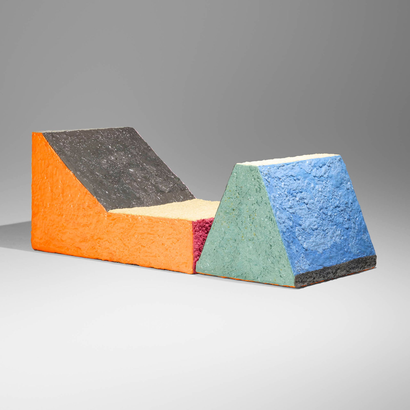 Sang Hoon Kim, Sofa and leaning/space divider: Sang Hoon Kim Sofa and leaning/space divider South Korea, 2018 memory foam 27 h x 31.5 w x 48 d in (69 x 80 x 122 cm) Sofa and leaning/space divider can be used as multiuse seating or sculpture