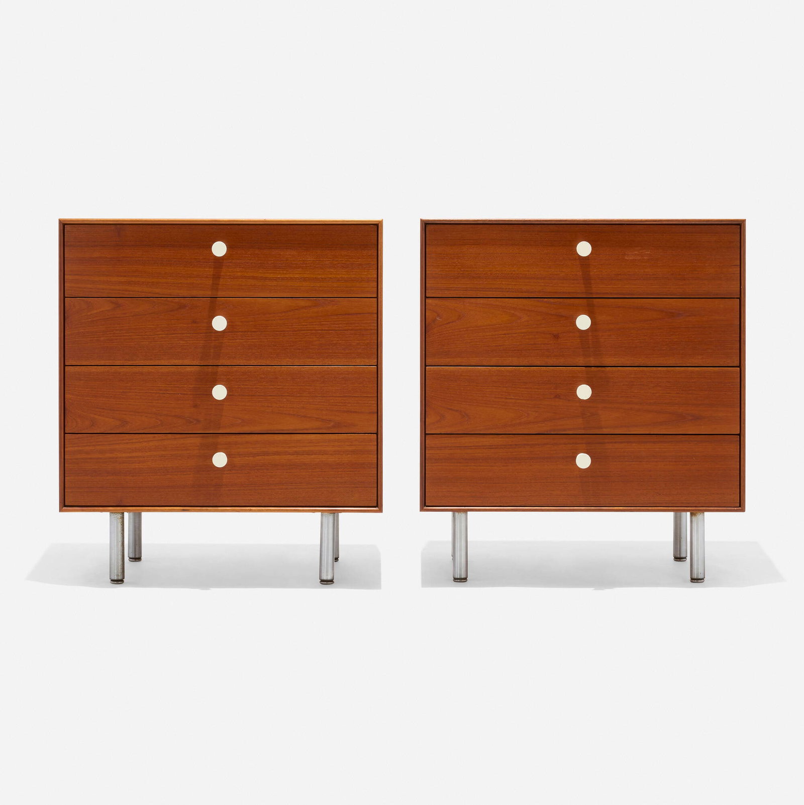 George Nelson & Associates, Thin Edge cabinets model 4701, pair (1 of 5)