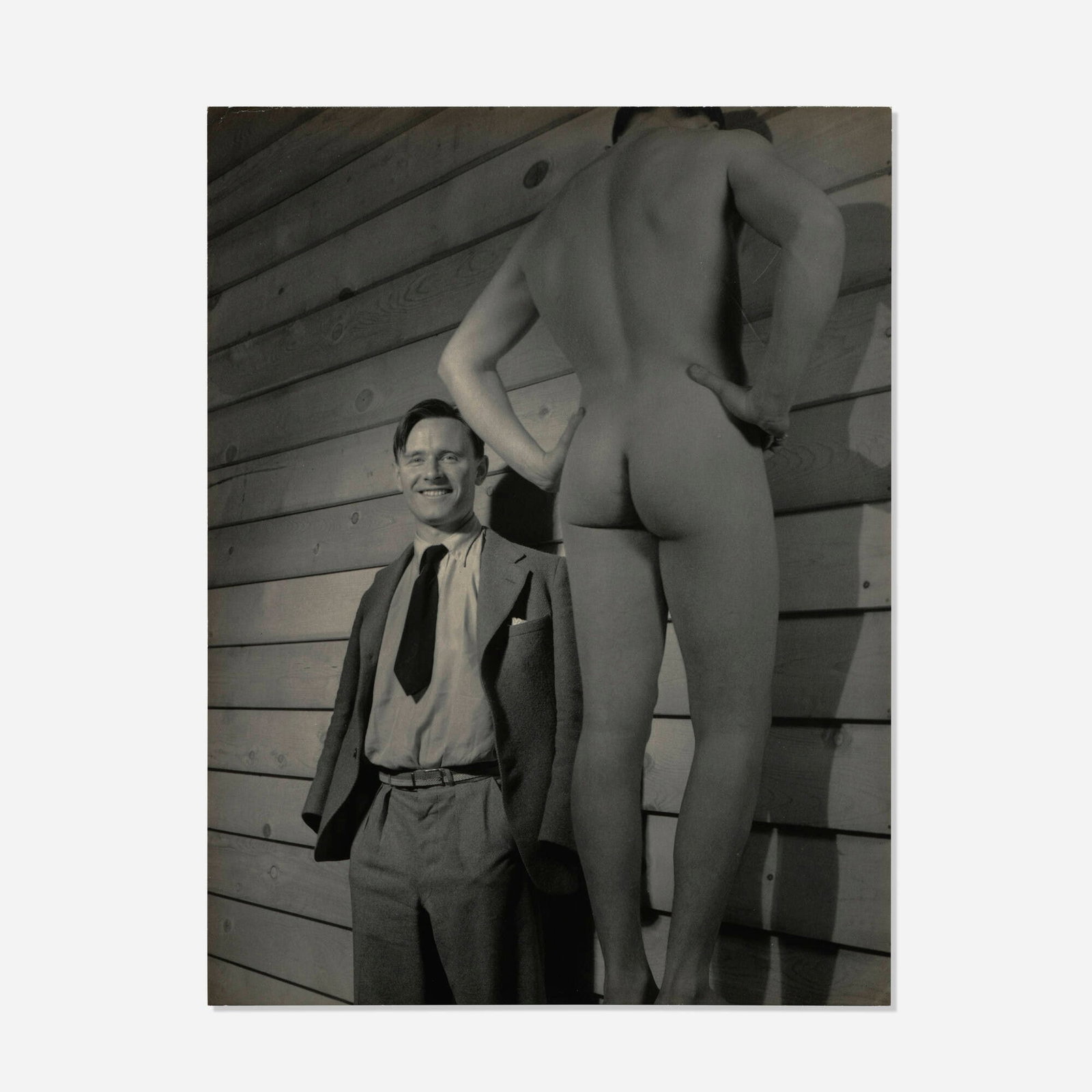 George Platt Lynes, Christopher Isherwood with Harvey Young: George Platt Lynes Christopher Isherwood with Harvey Young gelatin silver print 9.625 h x 7.25 w in (24 x 18 cm) Inscribed to verso 'MW Christopher Isherwood with Harvey Young' with collec