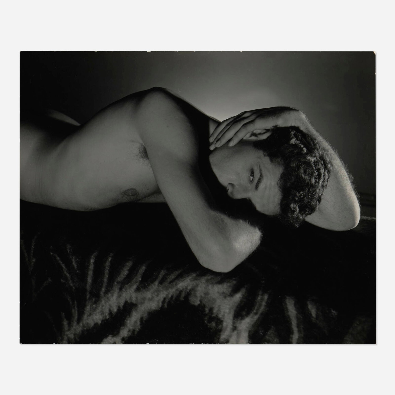 George Platt Lynes, Jose Martinez: George Platt Lynes Jose Martinez gelatin silver print 7.625 h x 9.25 w in (19 x 23 cm) Artist's stamp to verso 'George Platt Lynes' with collector's stamp. Provena