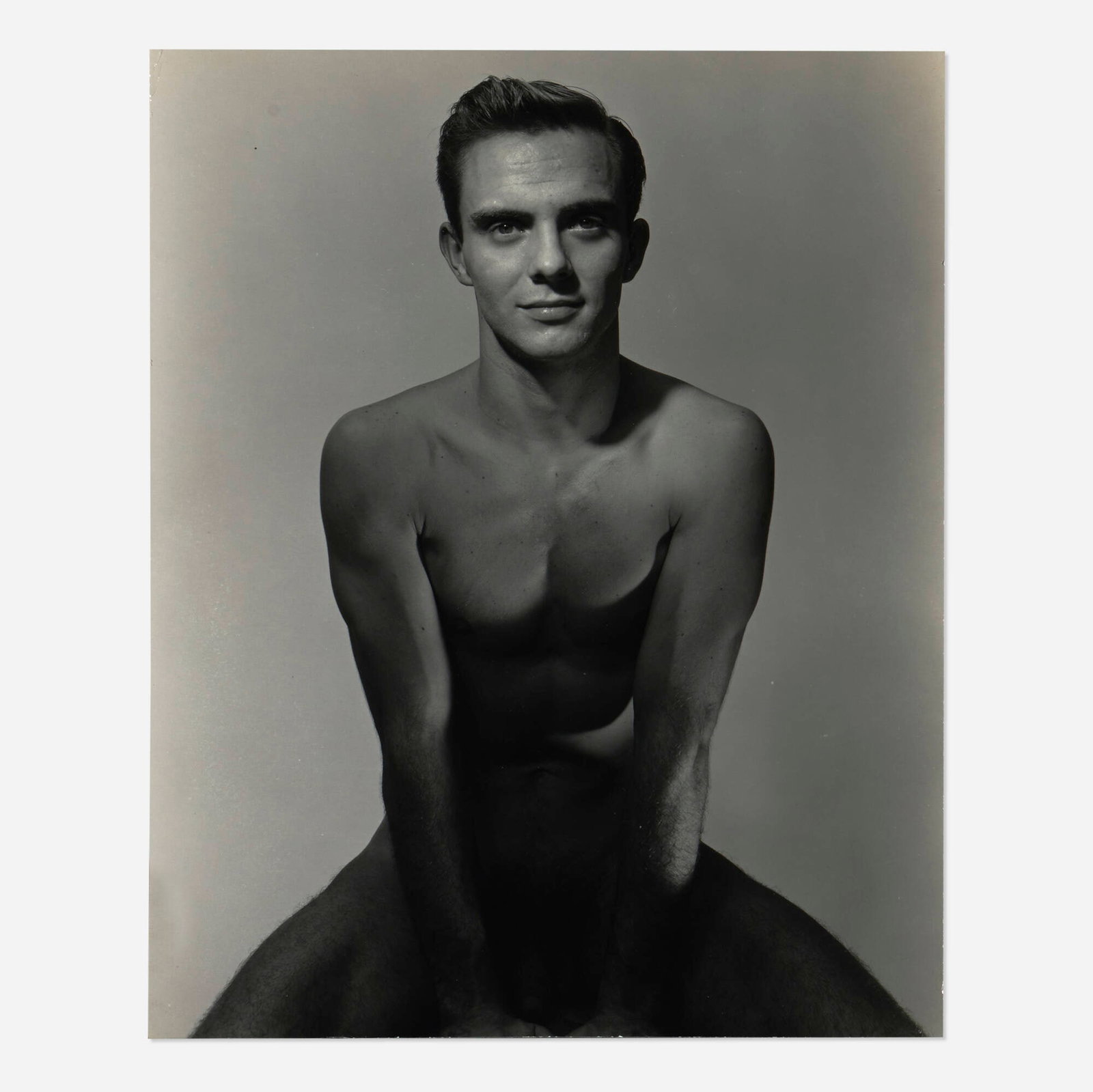 George Platt Lynes, Ralph McWilliams: George Platt Lynes Ralph McWilliams 1951 / printed 1952 vintage gelatin silver print 9.25 h x 7.375 w in (23 x 19 cm) Inscribed to verso 'BI.II Ralph McWilliams - 1952 #285/22- 2 October 1