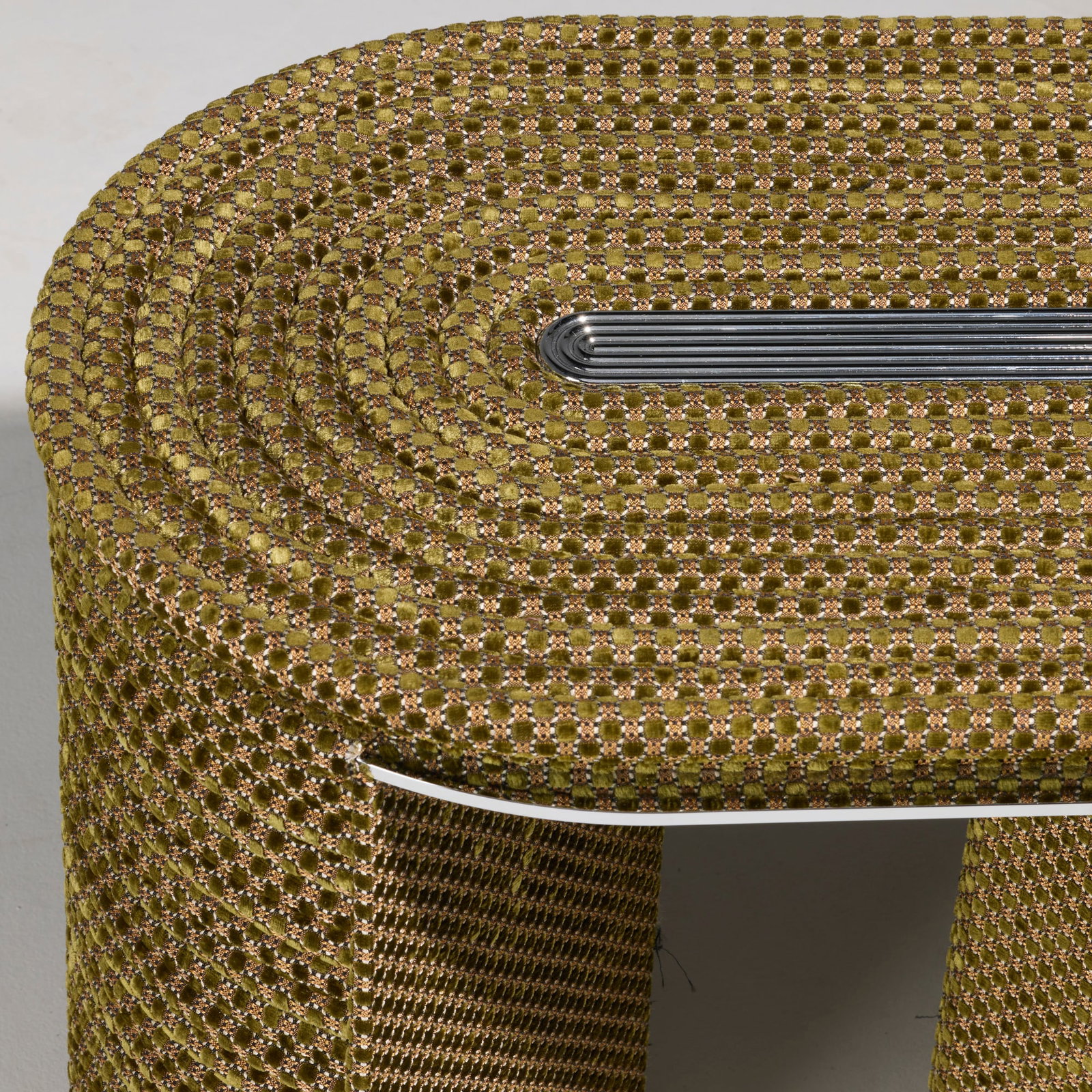 Mark Grattan, Green Upholstered stool - 3