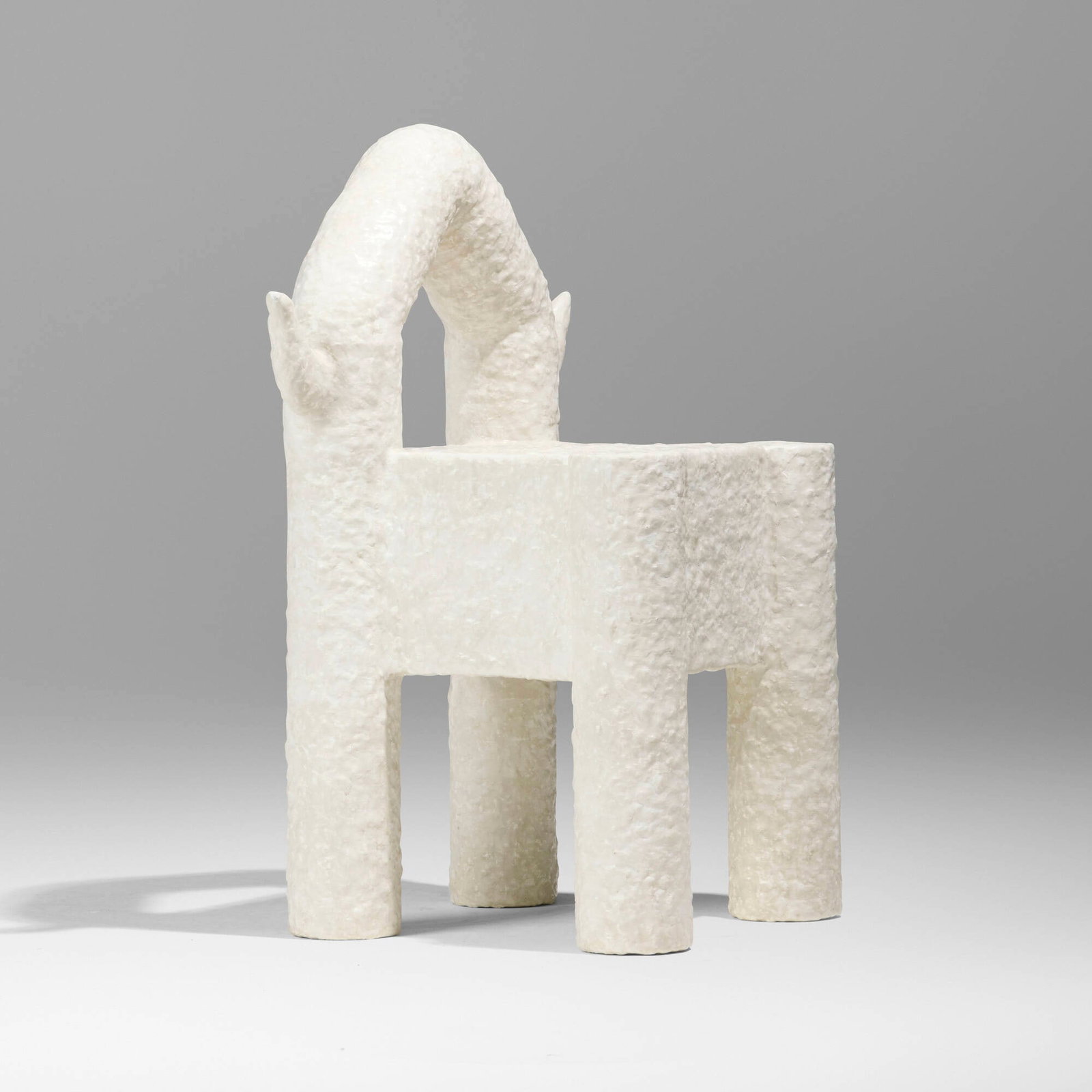 Francesco Decio, Chair 3: Francesco Decio Chair 3 Decio Studio Italy, 2021 papier-mache 30 h x 22.75 w x 16 d in (76 x 58 x 41 cm) Signed and numbered to underside 'Decio I/VI'. This work is number 1 from the