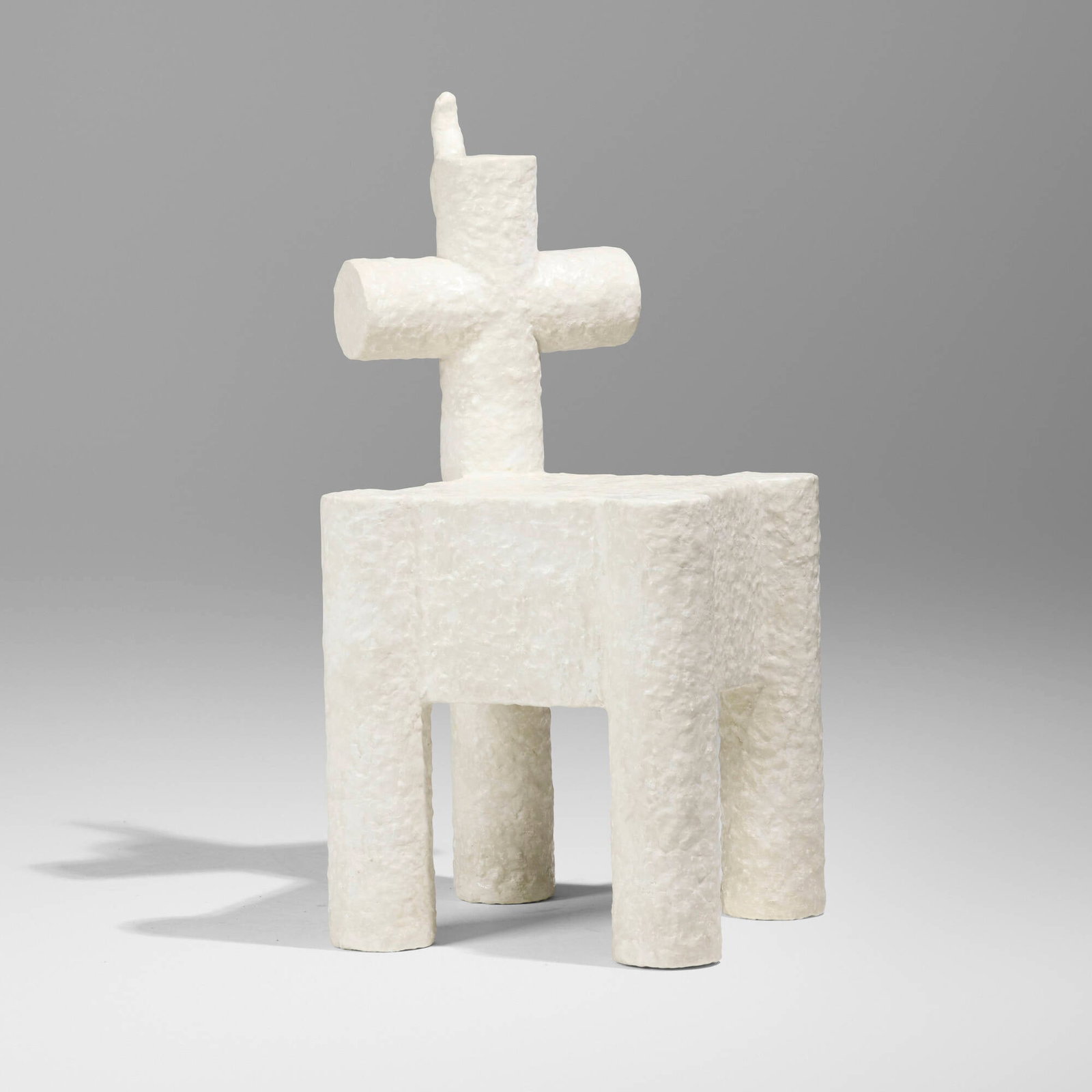 Francesco Decio, Chair 1: Francesco Decio Chair 1 Decio Studio Italy, 2021 papier-mache 33.5 h x 21 w x 24 d in (85 x 53 x 61 cm) Signed and numbered to underside 'Decio I/VI'. This work is number 1 from the edition