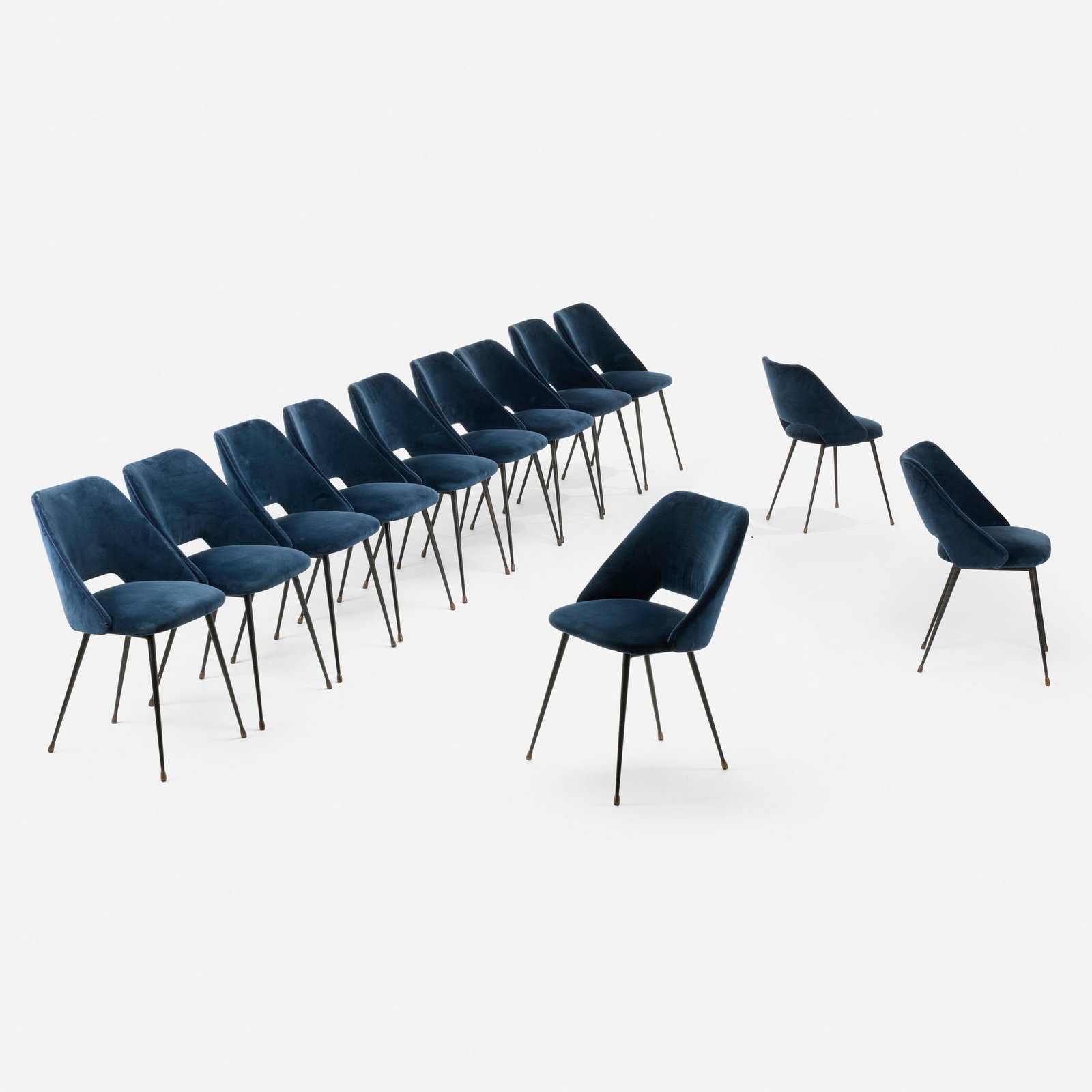 Modern, Dining chairs, set of twelve (1 of 5)