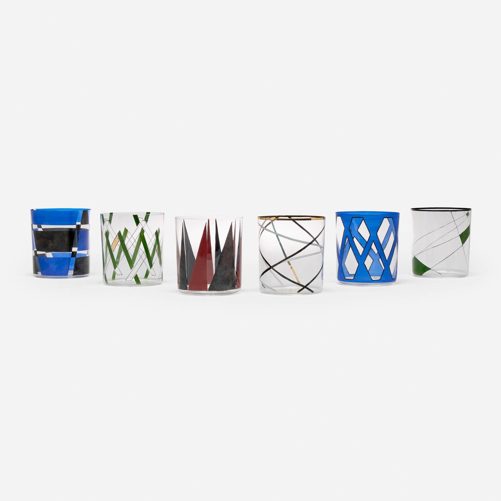 Martino Gamper, Neo tumblers, set of 6 (1 of 3)