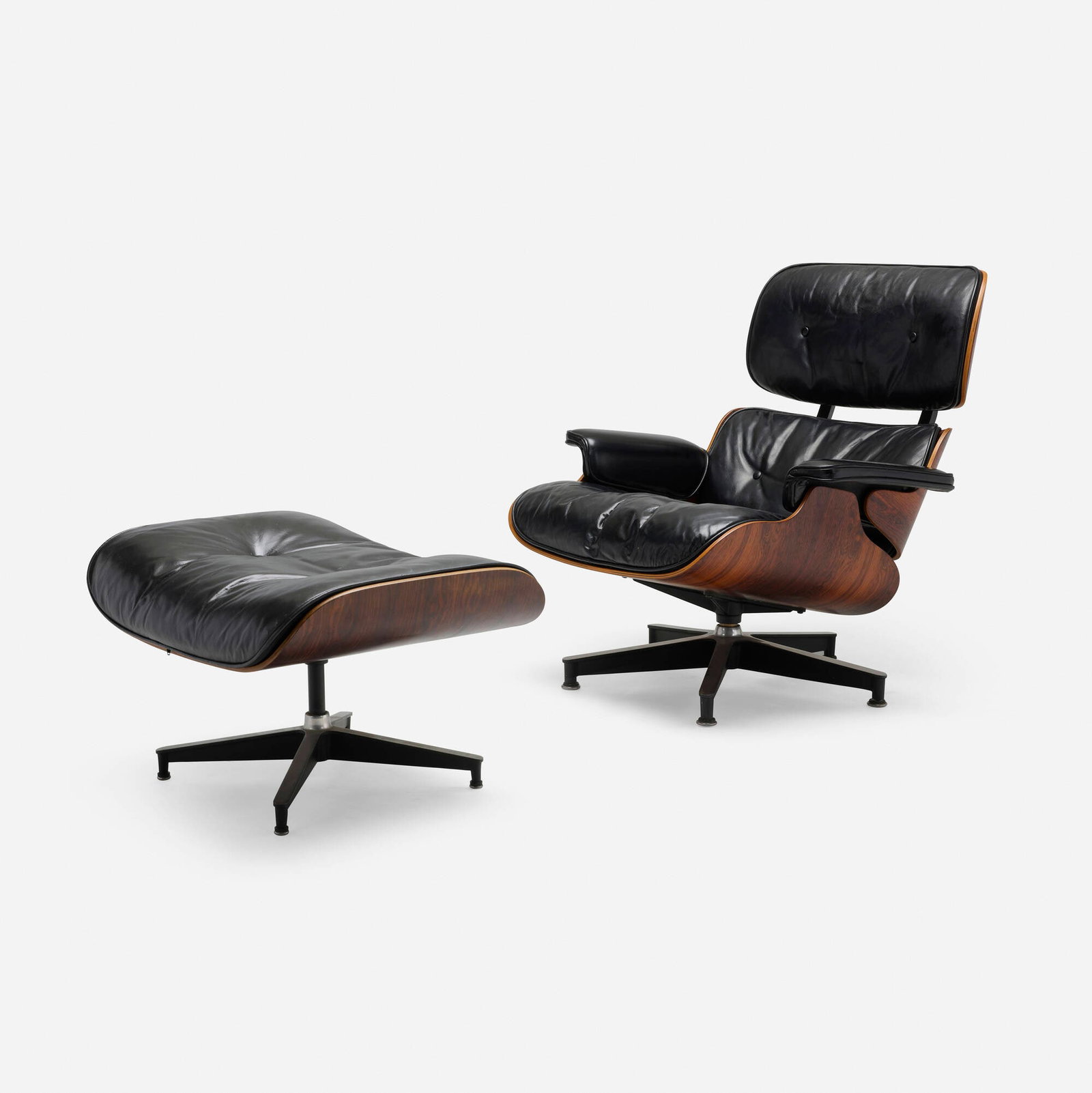 Charles and Ray Eames, 670 lounge chair and 671 ottoman (1 of 5)