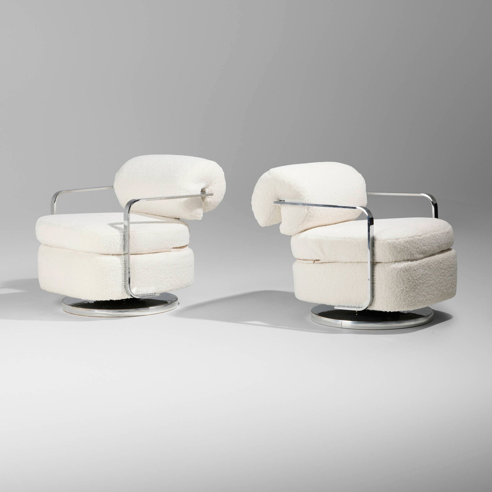 Milo Baughman, Lounge chairs, pair (1 of 6)
