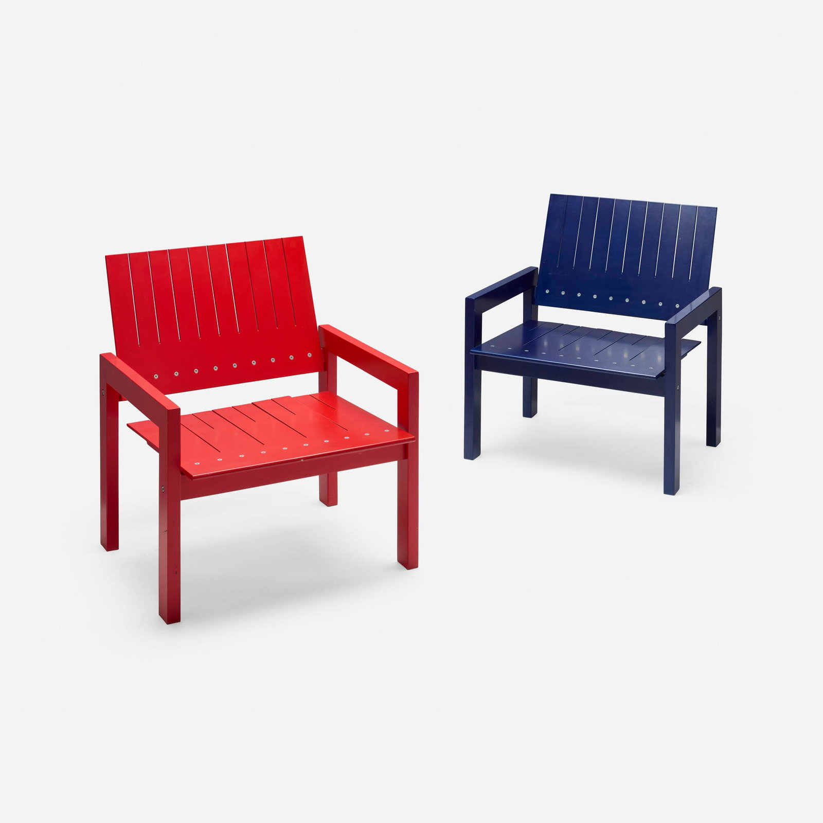 Bernt Petersen, Crate lounge chairs, pair (1 of 4)