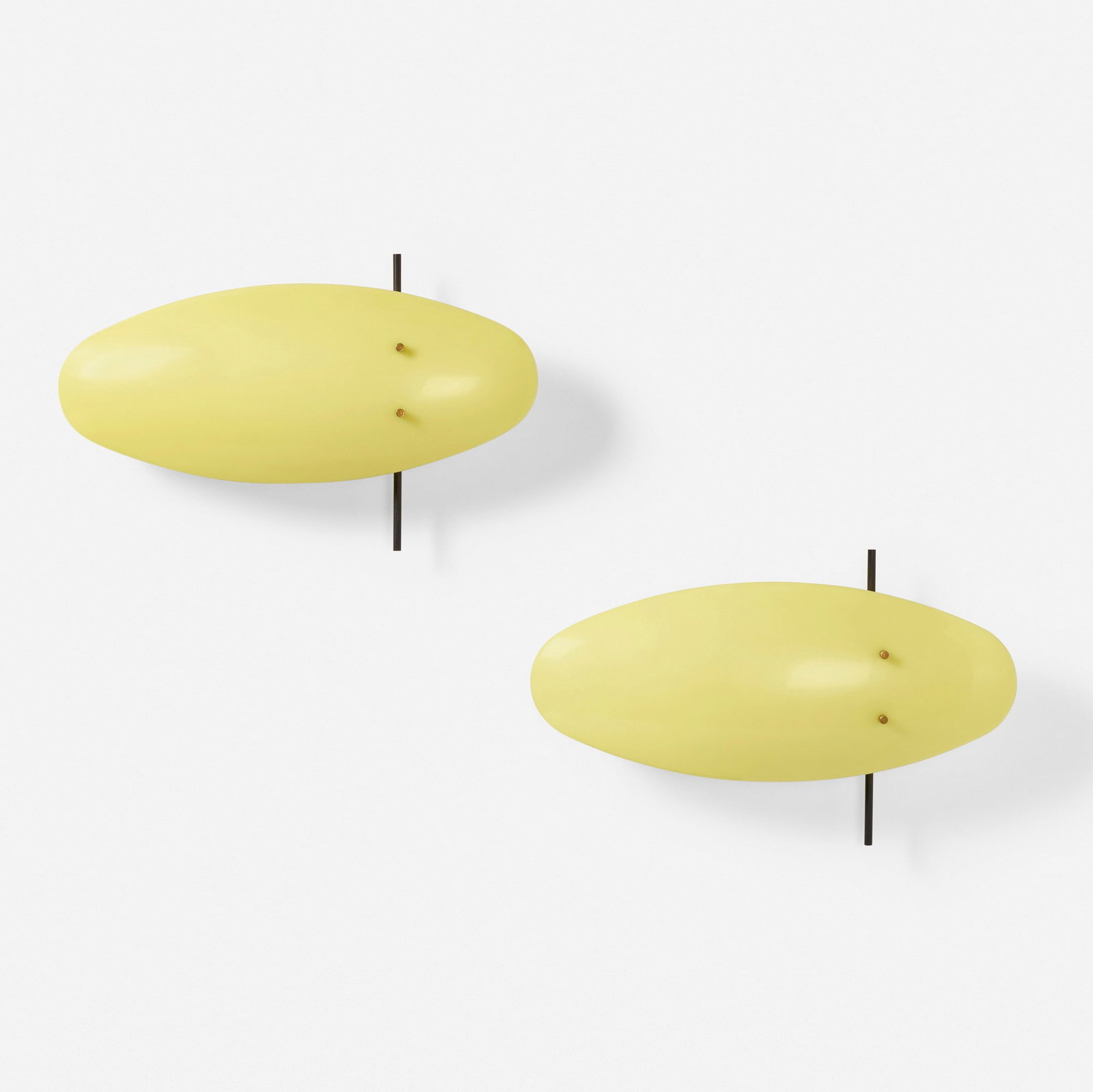 In the manner of Angelo Lelii, Wall sconces, pair (1 of 3)