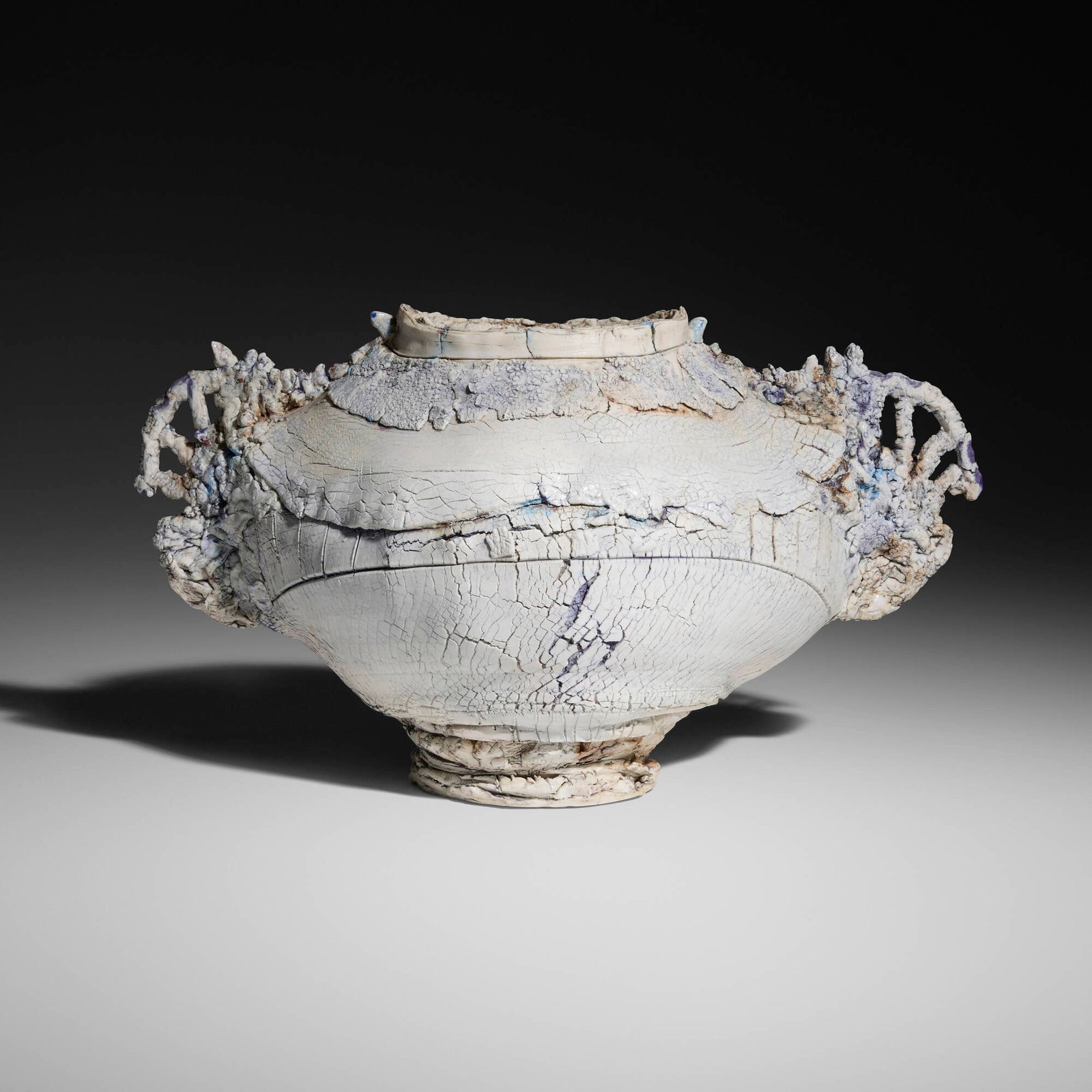 Mindy Horn, Contessa: Mindy Horn Contessa 2016 porcelain with mason stain and gouache 8.5 h x 16 w x 8 d in (22 x 41 x 20 cm) Glazed signature to underside 'Mindy Horn'. Provenance: Private Collection This work will ship