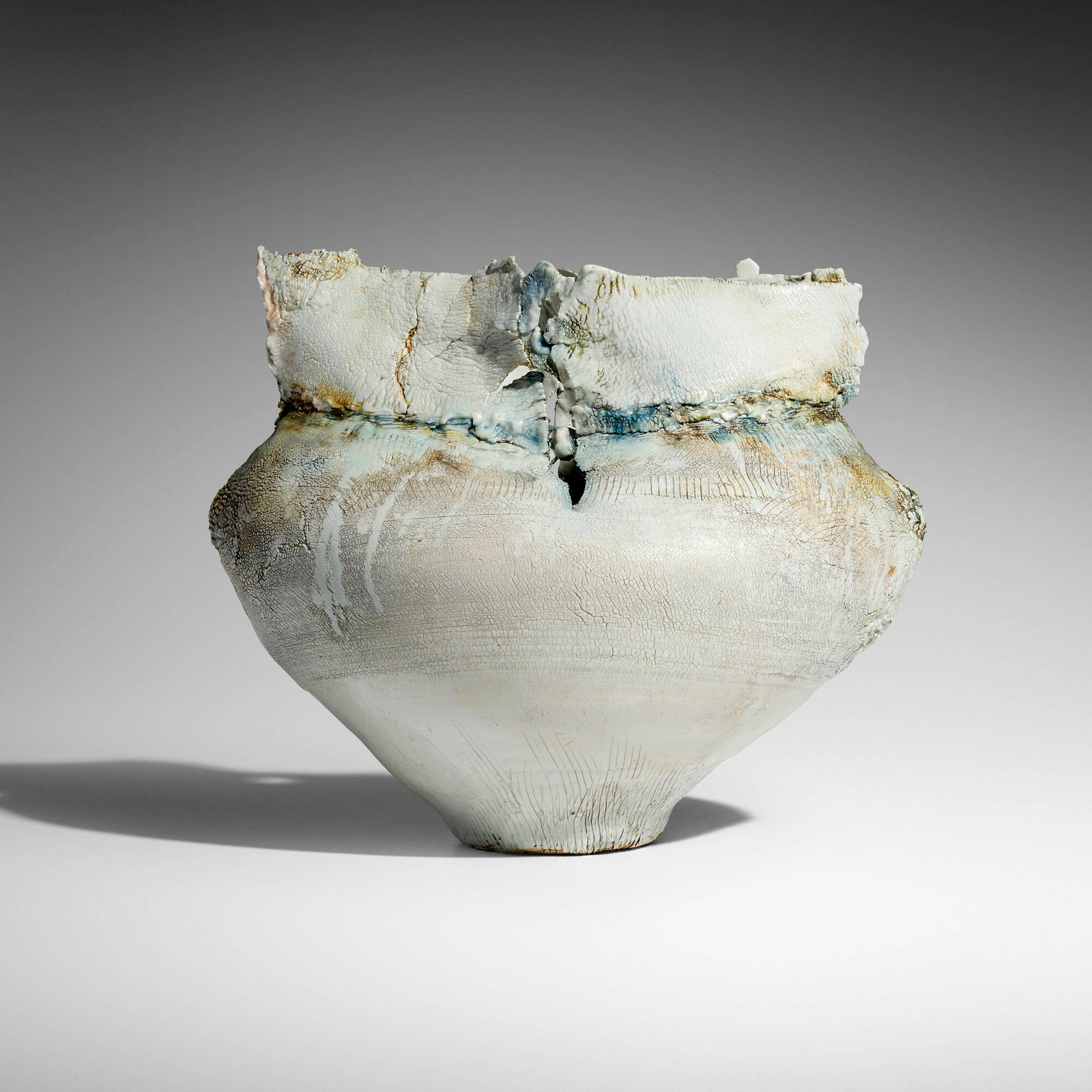 Mindy Horn, Becoming Imperfect: Mindy Horn Becoming Imperfect c. 2018 glazed porcelain 14.75 h x 17.5 w x 10.5 d in (37 x 44 x 27 cm) Signed to underside 'Mindy Horn'. Literature: "Art and Life with Mindy Horn", Boston