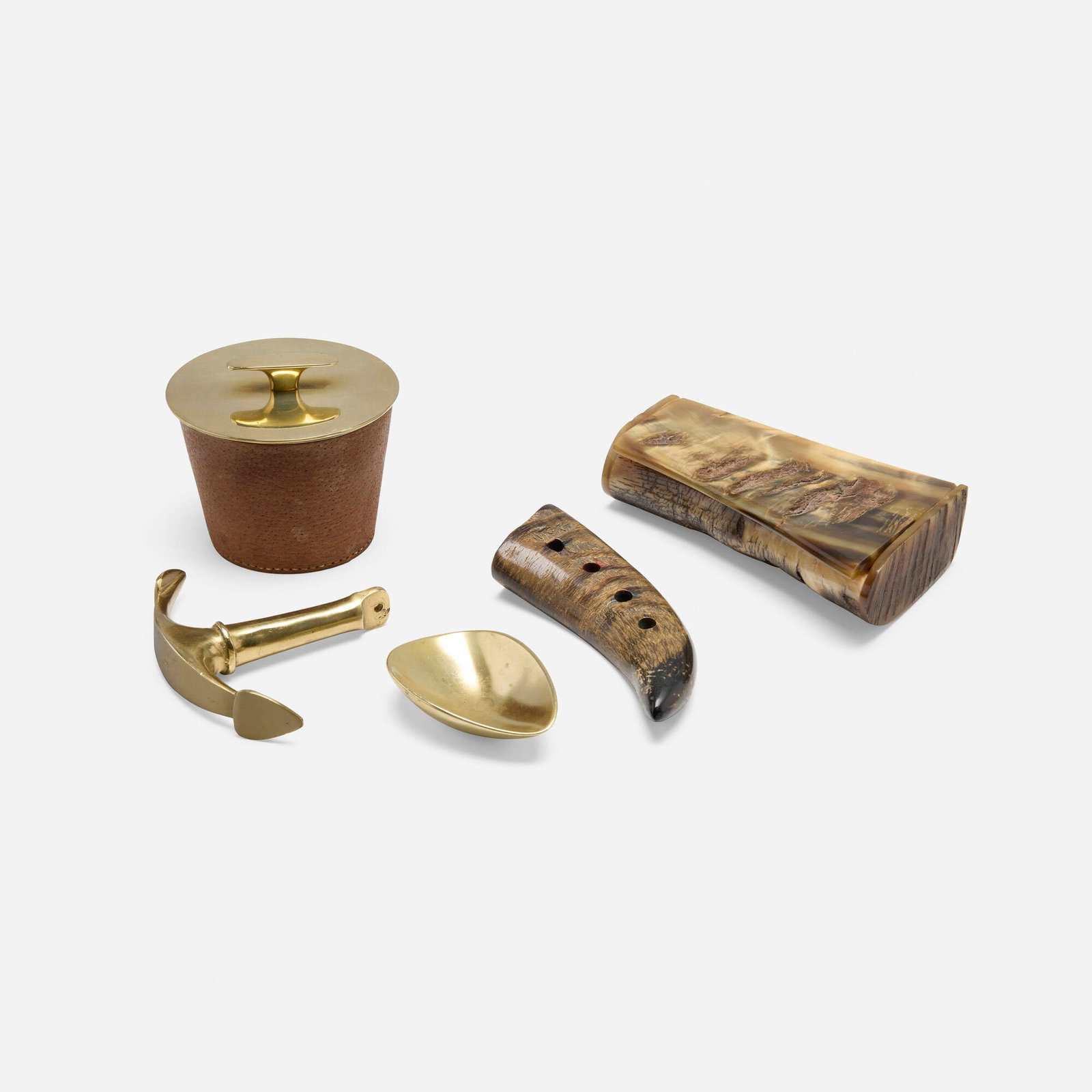 Carl Aubock II, Collection of five tabletop accessories (1 of 3)