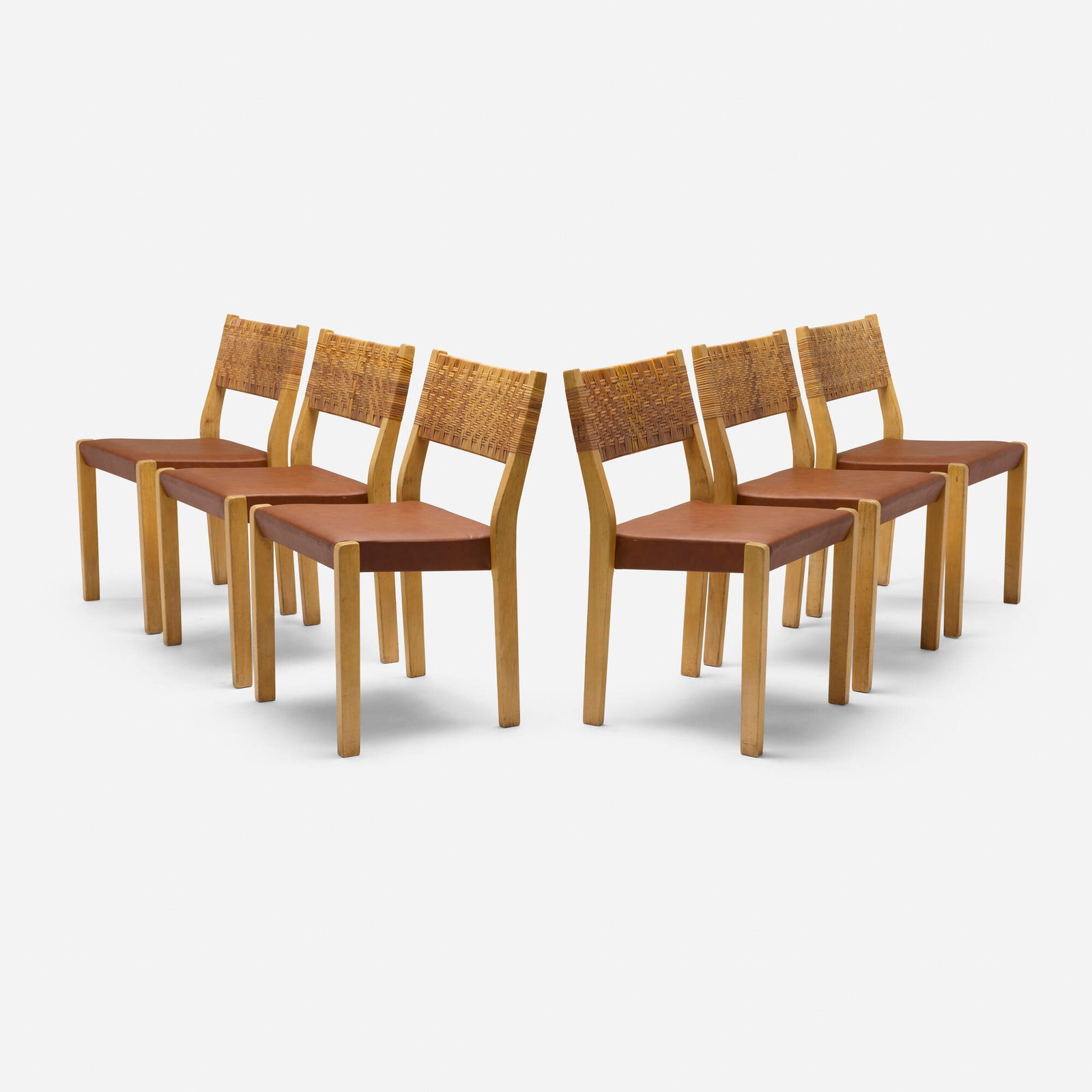 Alvar Aalto, Dining chairs model 611, set of six (1 of 5)