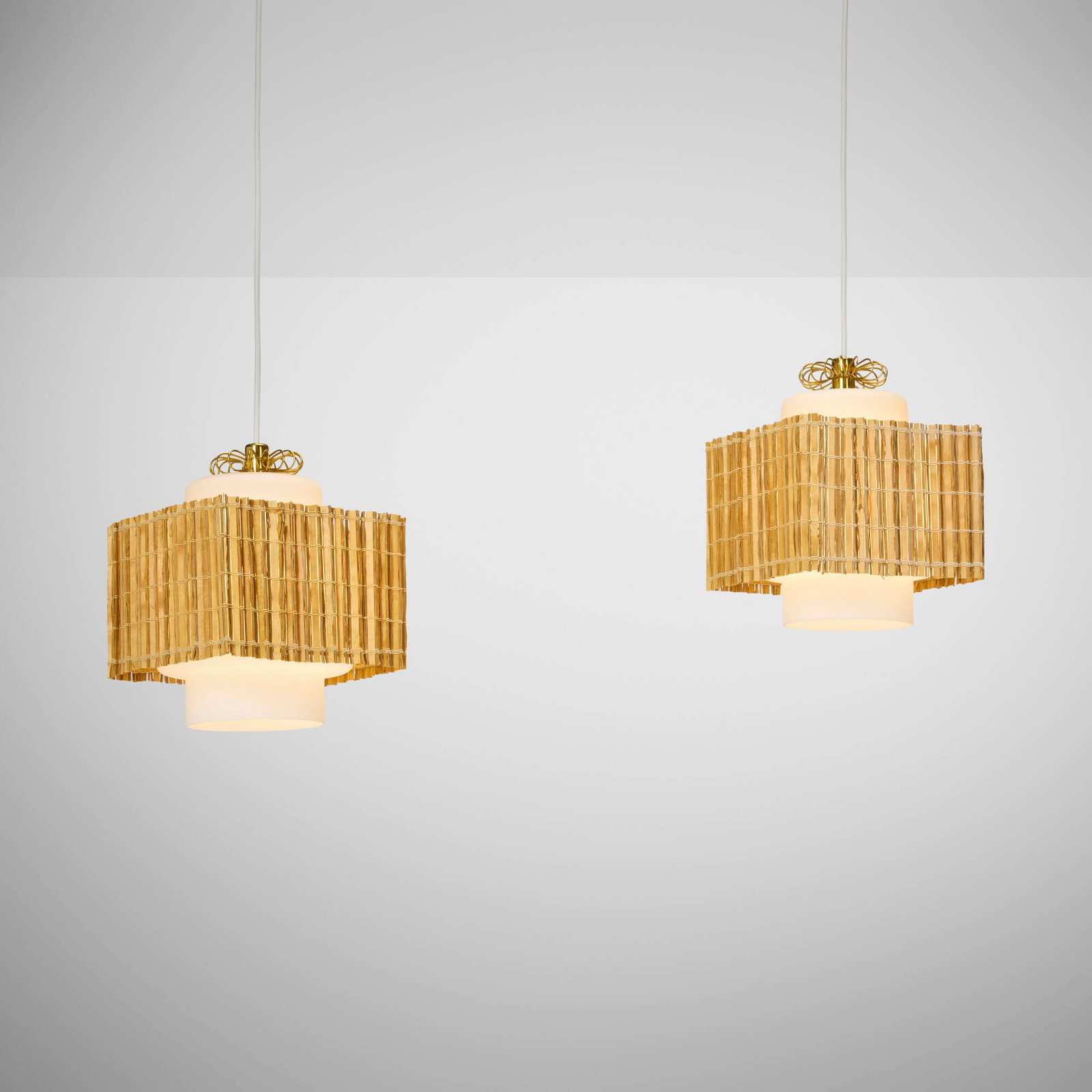 Maria Lindeman, Pendant lamps model K 3-58, pair (1 of 3)