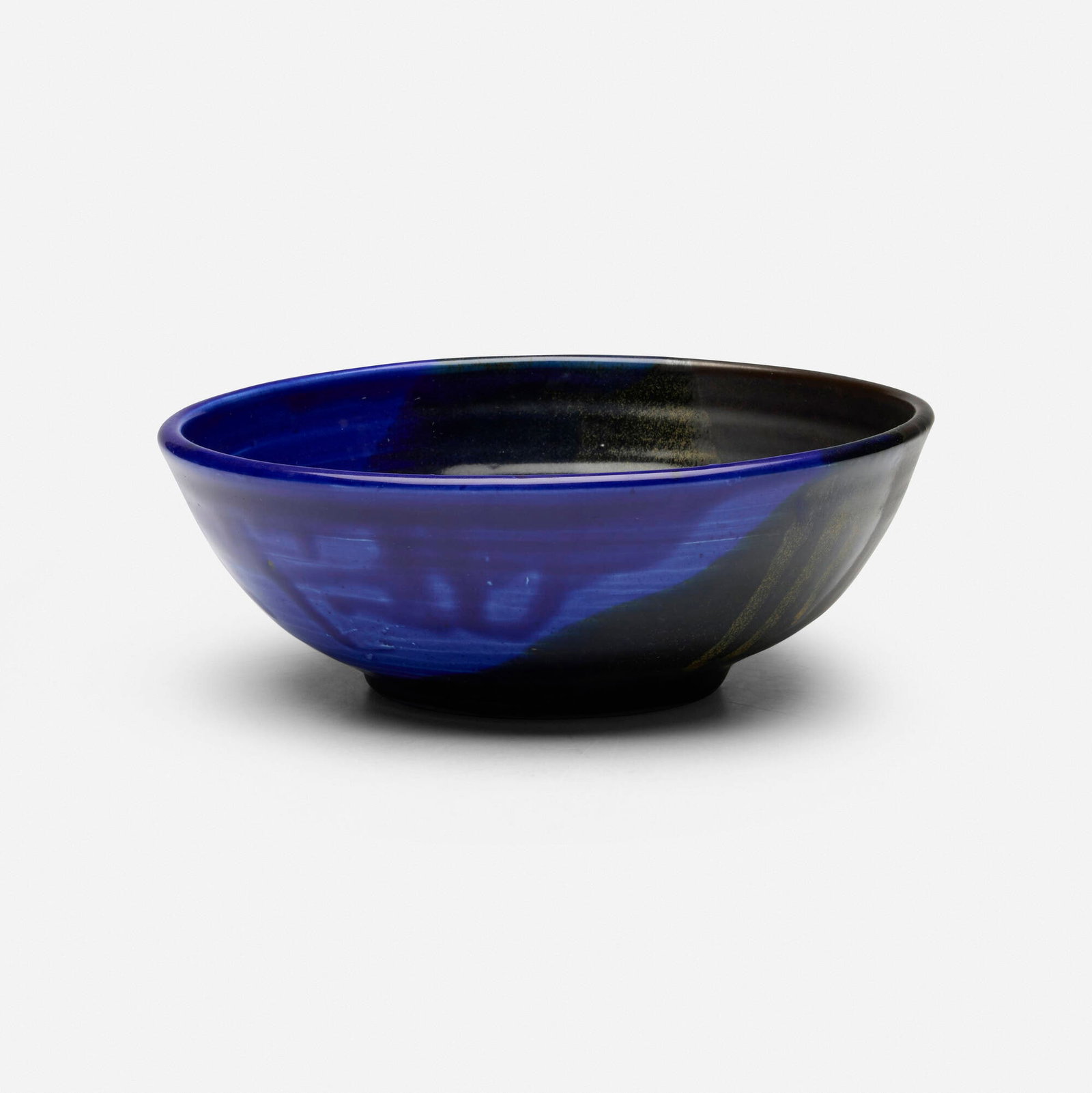 Toshiko Takaezu, Bowl: Toshiko Takaezu Bowl USA, c. 2003 glazed porcelain 2.75 h x 8 dia in (7 x 20 cm) Incised signature to underside 'TT'. Provenance: Acquired directly from the artist, Collection of Pearl and Vincent