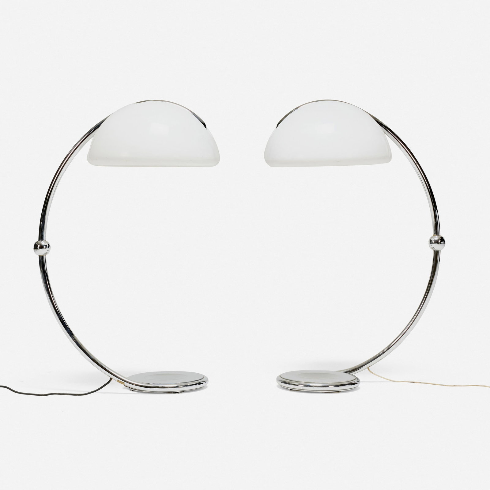Elio Martinelli, Serpentine floor lamps model 2131, pair (1 of 4)